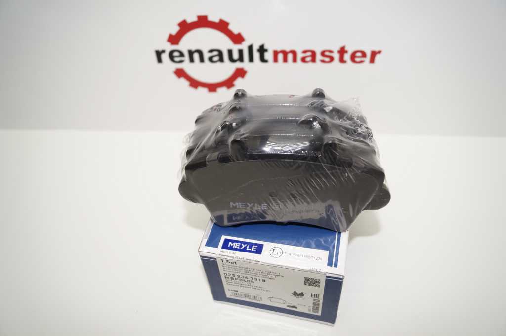 Дискові гальмівні колодки Renault Master Meyle перед r16 без датчику