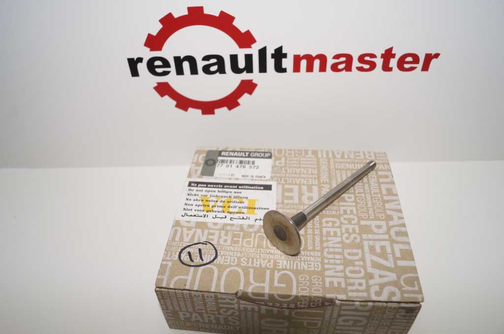 Клапан випускний (комплект) Renault Kangoo 1.5, 7701476572 OE