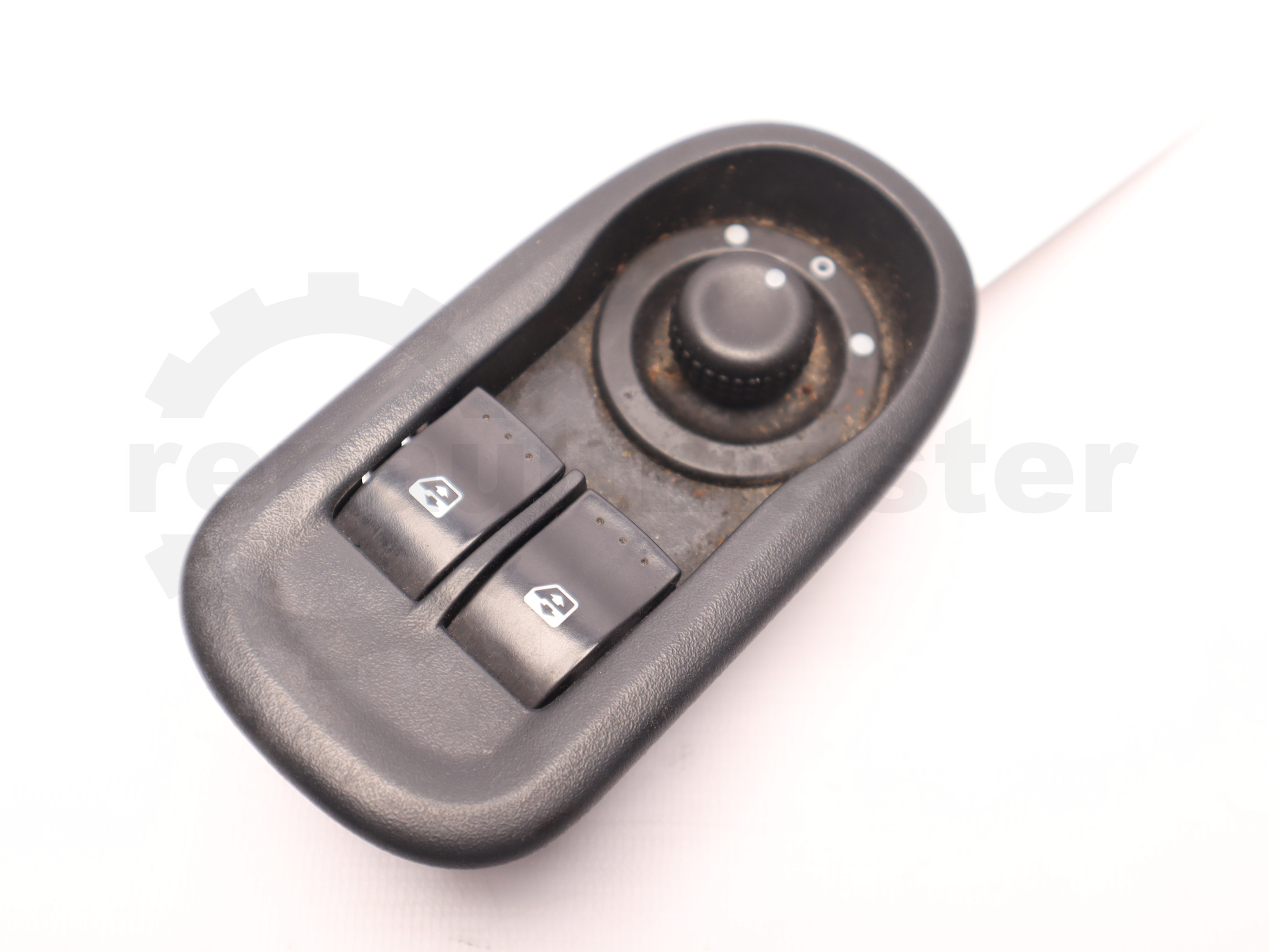 Кнопка склопідйомника ліва (синя, подвійна) Renault Master (Opel Movano, Nissan NV400) 2010 -, 8200108269 Б/В