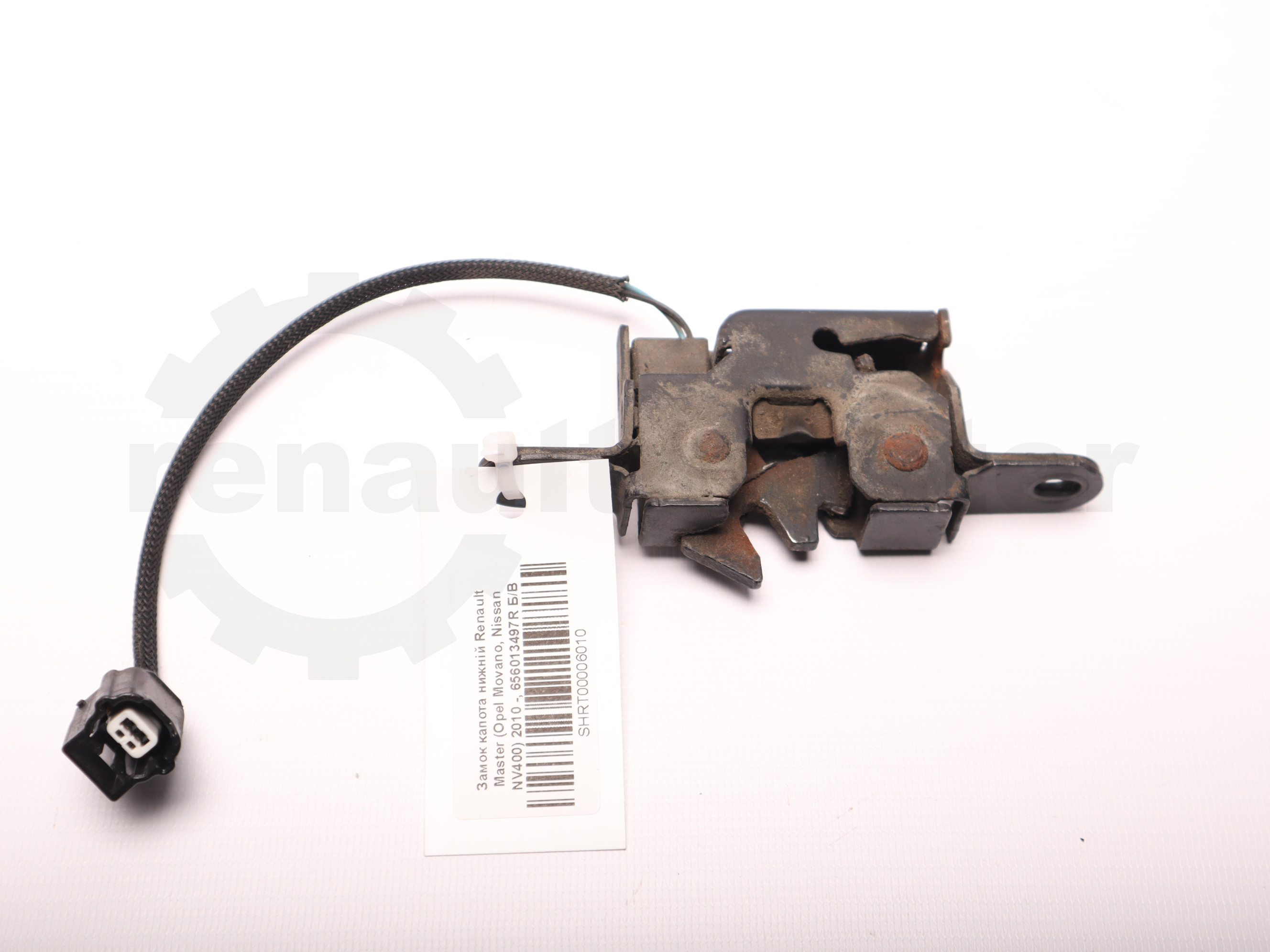 Замок капота нижній Renault Master (Opel Movano, Nissan NV400) 2010 -, 656013497R Б/В