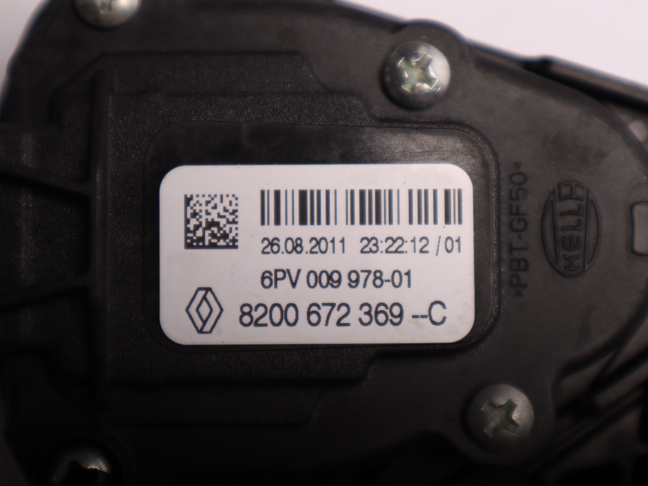 Педаль газу Renault Master (Opel Movano, Nissan NV400) 2010 -, 180107523R,8200672369 Б/В