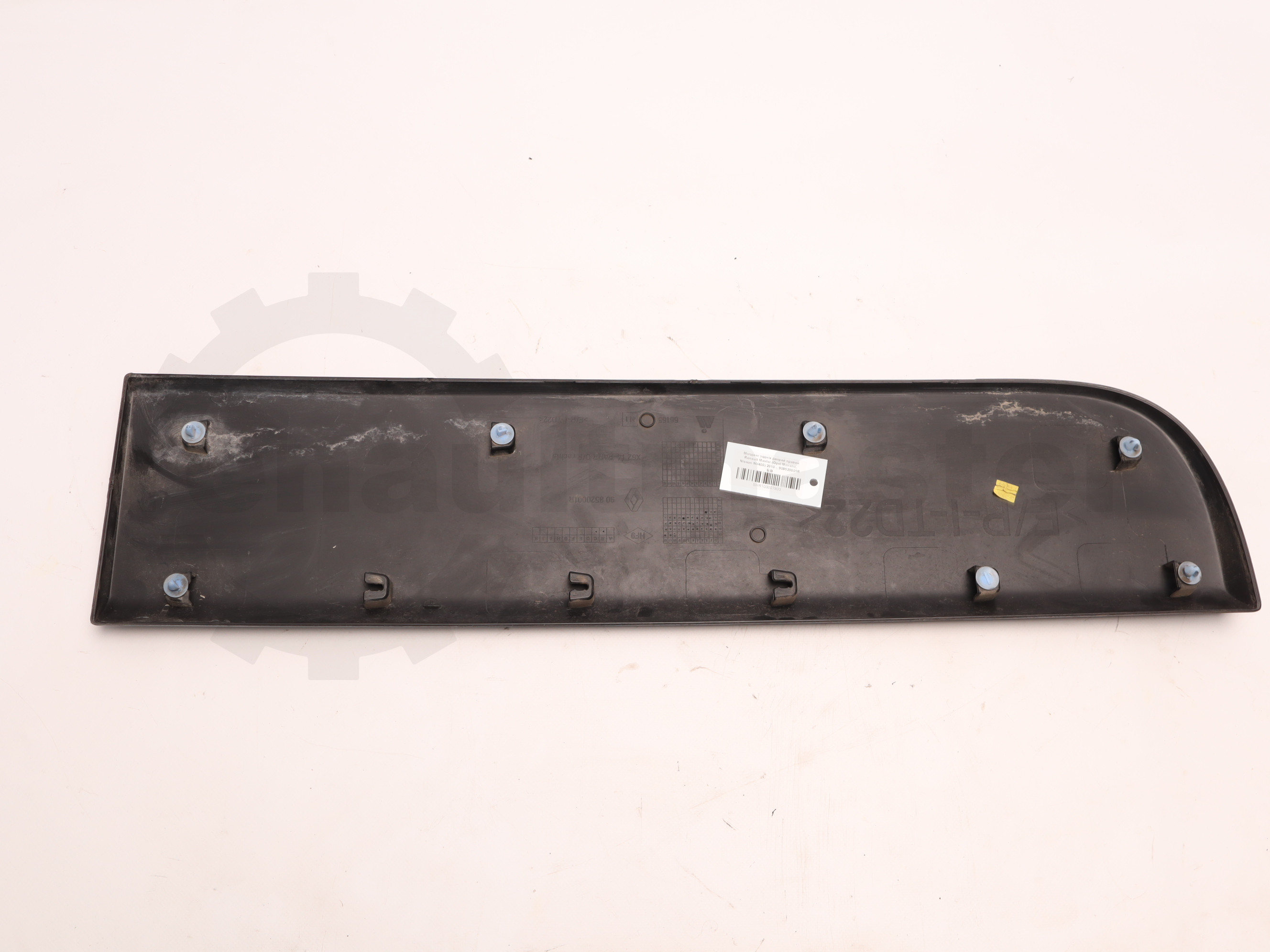 Молдинг задніх дверей правий Renault Master (Opel Movano, Nissan NV400) 2010 -, 908520001R Б/В