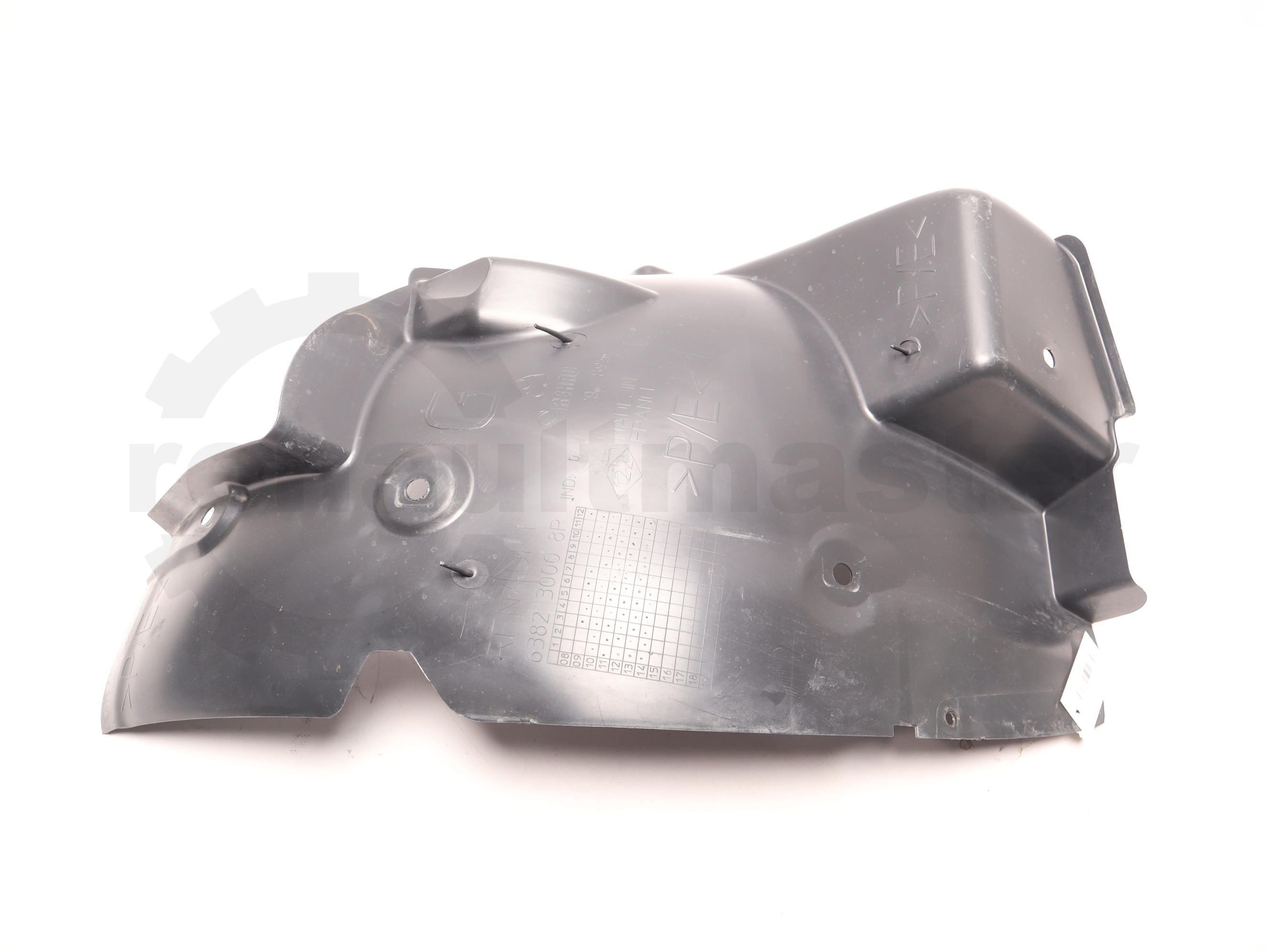 Підкрилок (лівий) переднього крила (задня частина) Renault Master (Opel Movano, Nissan NV400) 2010 -, 638230008R Б/В