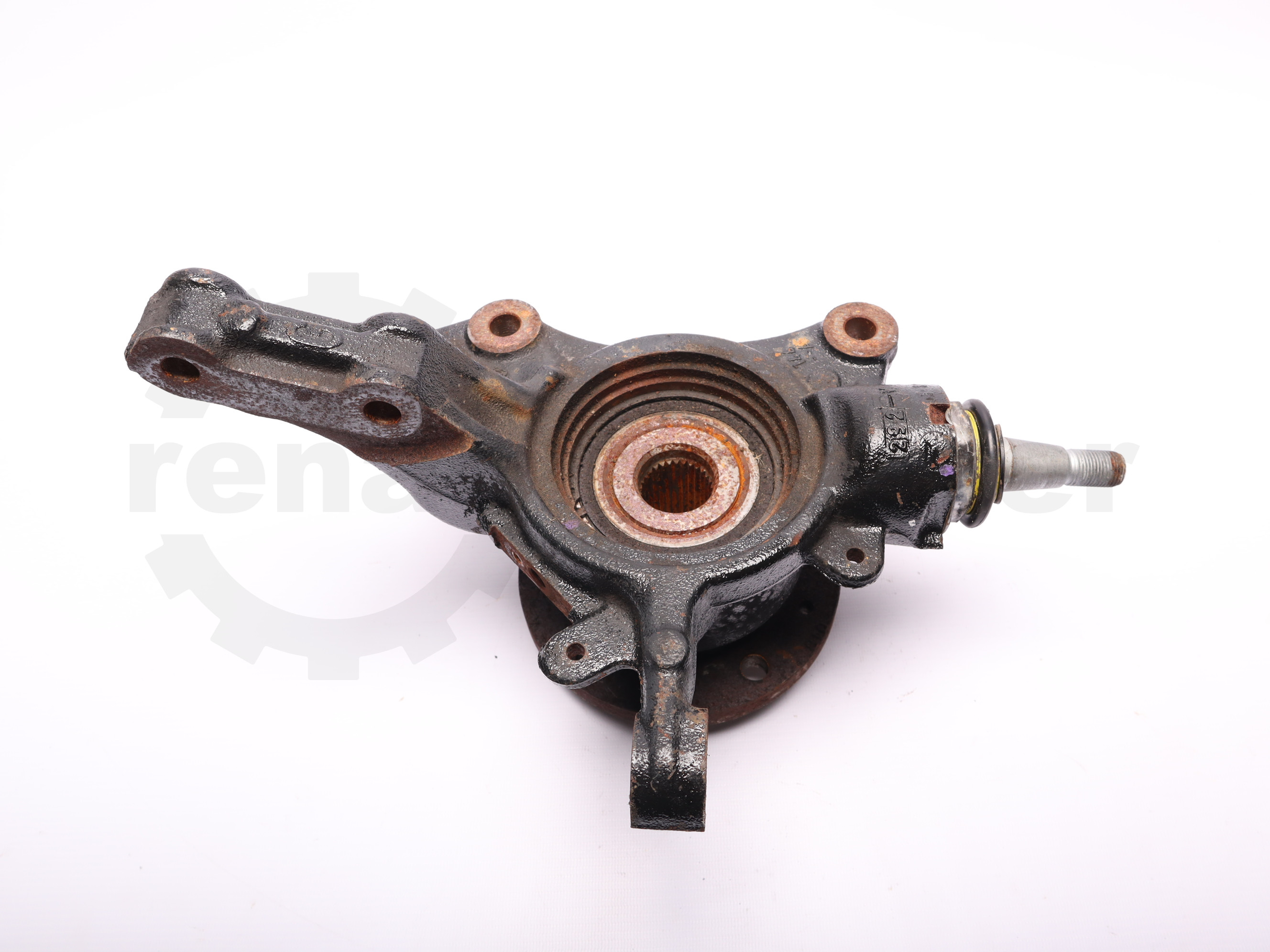 Кулак поворотний передній лівий в зборі зі ступицею Renault Master (Opel Movano, Nissan NV400) 2010 -, 400150082R Б/В