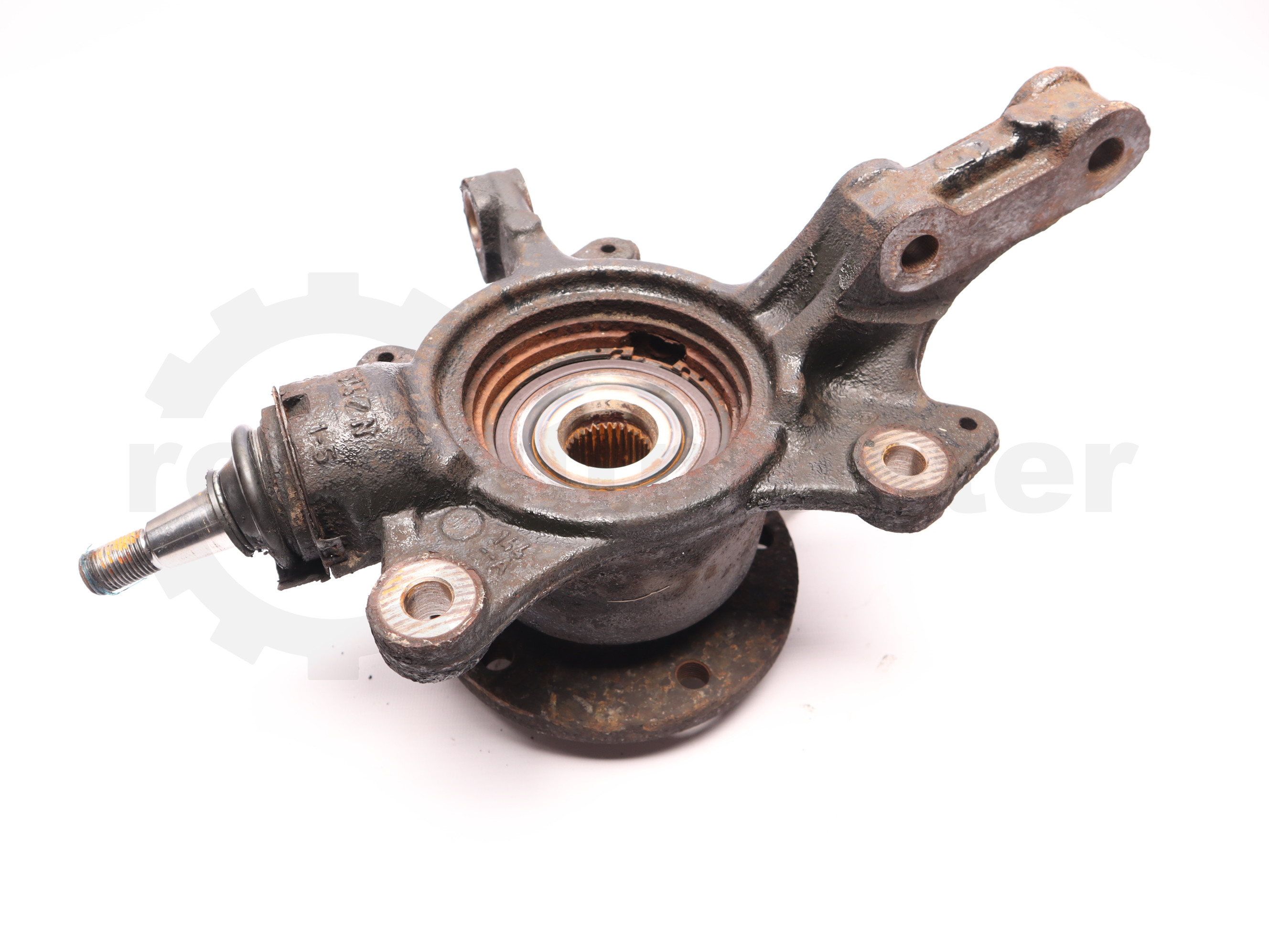 Кулак поворотний передній лівий в зборі зі ступицею Renault Master (Opel Movano, Nissan NV400) 2010 -, 400150082R Б/В