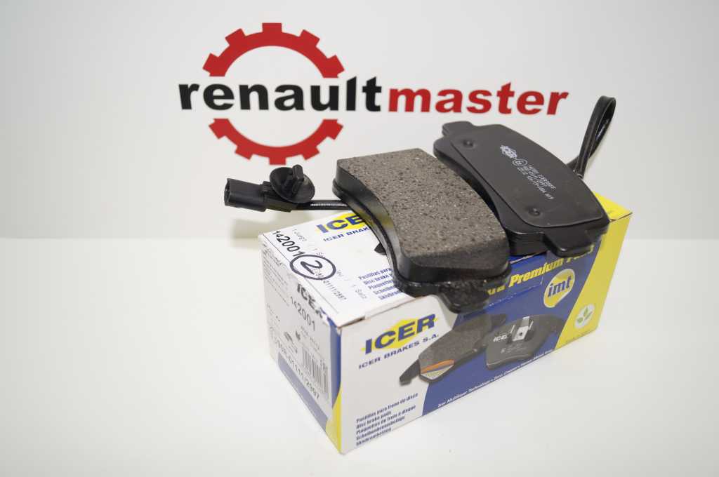 Гальмівні колодки задні Renault Master (Movano) 2011-, 142001 ICER