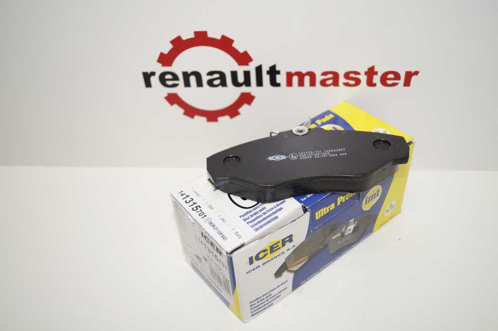 Колодки гальмівні передні Renault Trafic 2001-2015, 141315-701 ICER