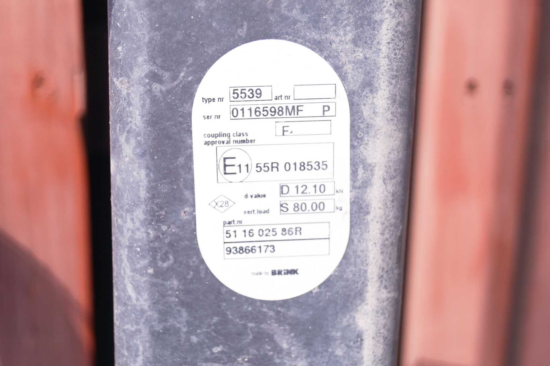 Фаркоп з`ємний на 2 болта на пластині литий Renault Trafic (Opel Vivaro, Nissan NV300) 2014 -, 511602586R Б/В