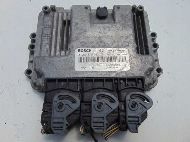 Блок управління двигуном комплект 3.0 DCI Renault Master (Movano,Interstar) 2007-2010, 0281013363 БВ