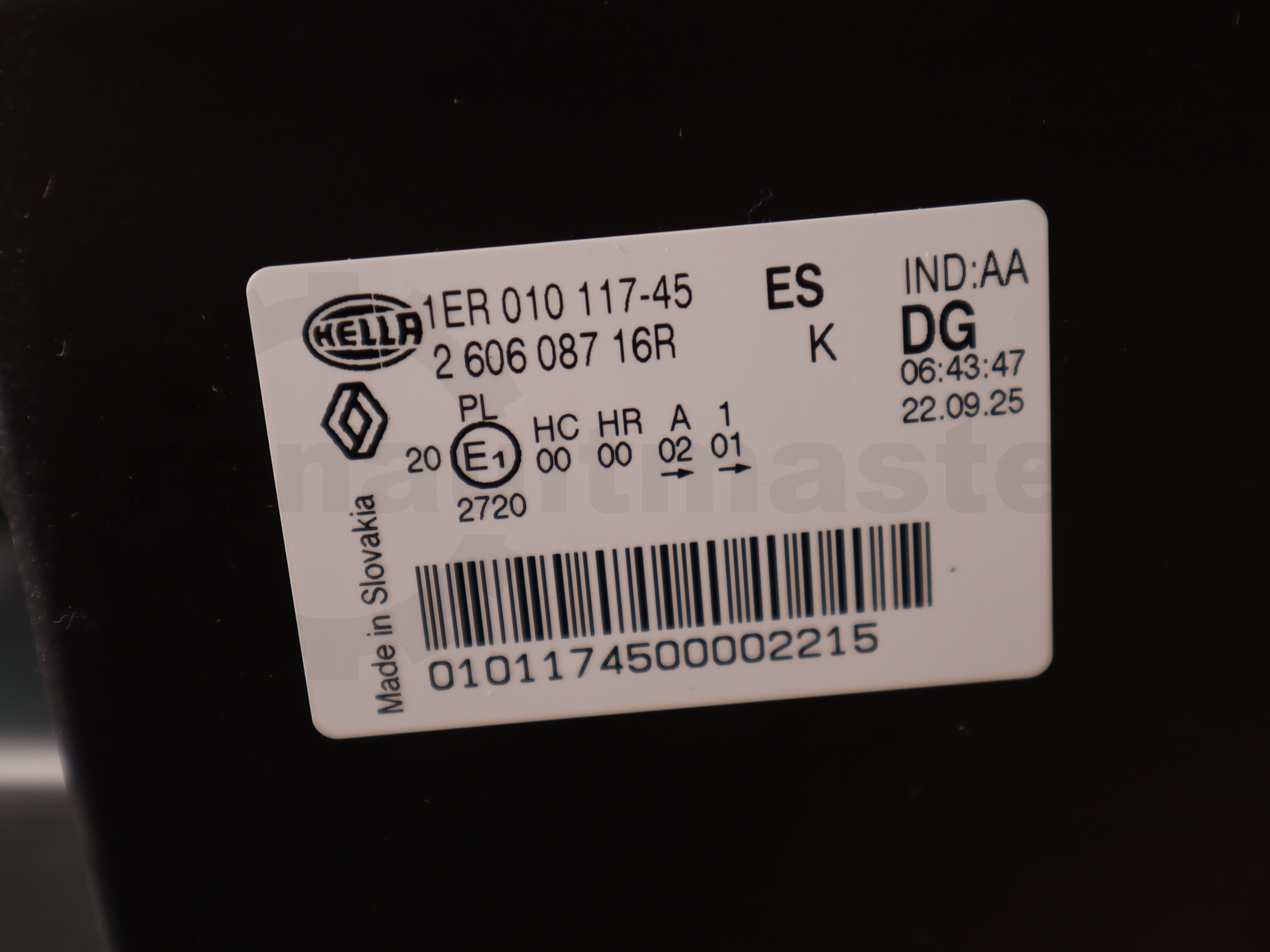 Фара передня ліва (5 ламп) Renault Master, Opel Movano 2010, - 260608716R OE