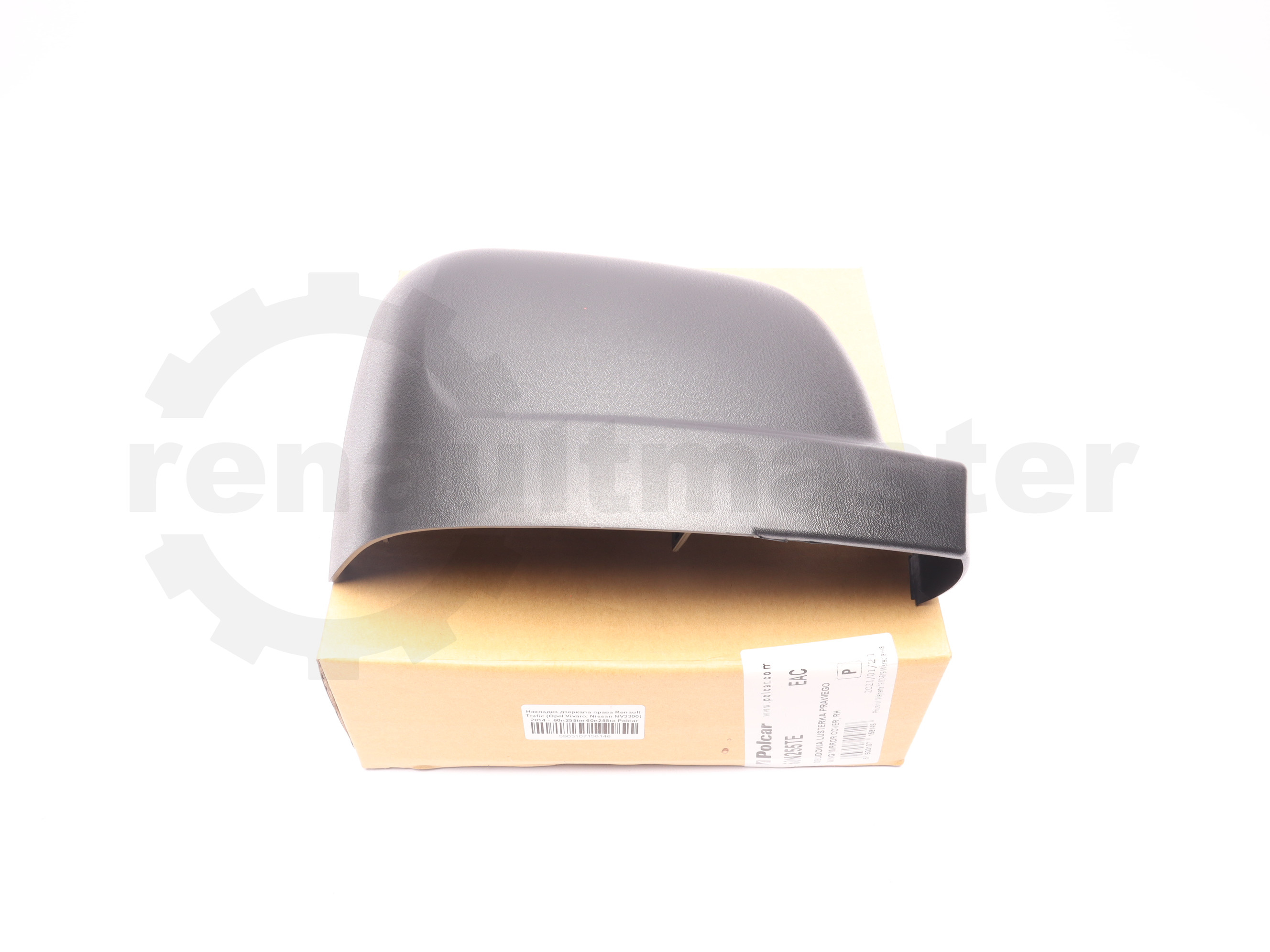 Накладка дзеркала права Renault Trafic (Opel Vivaro, Nissan NV3300) 2014 - 60n255tm 60n255te Polcar