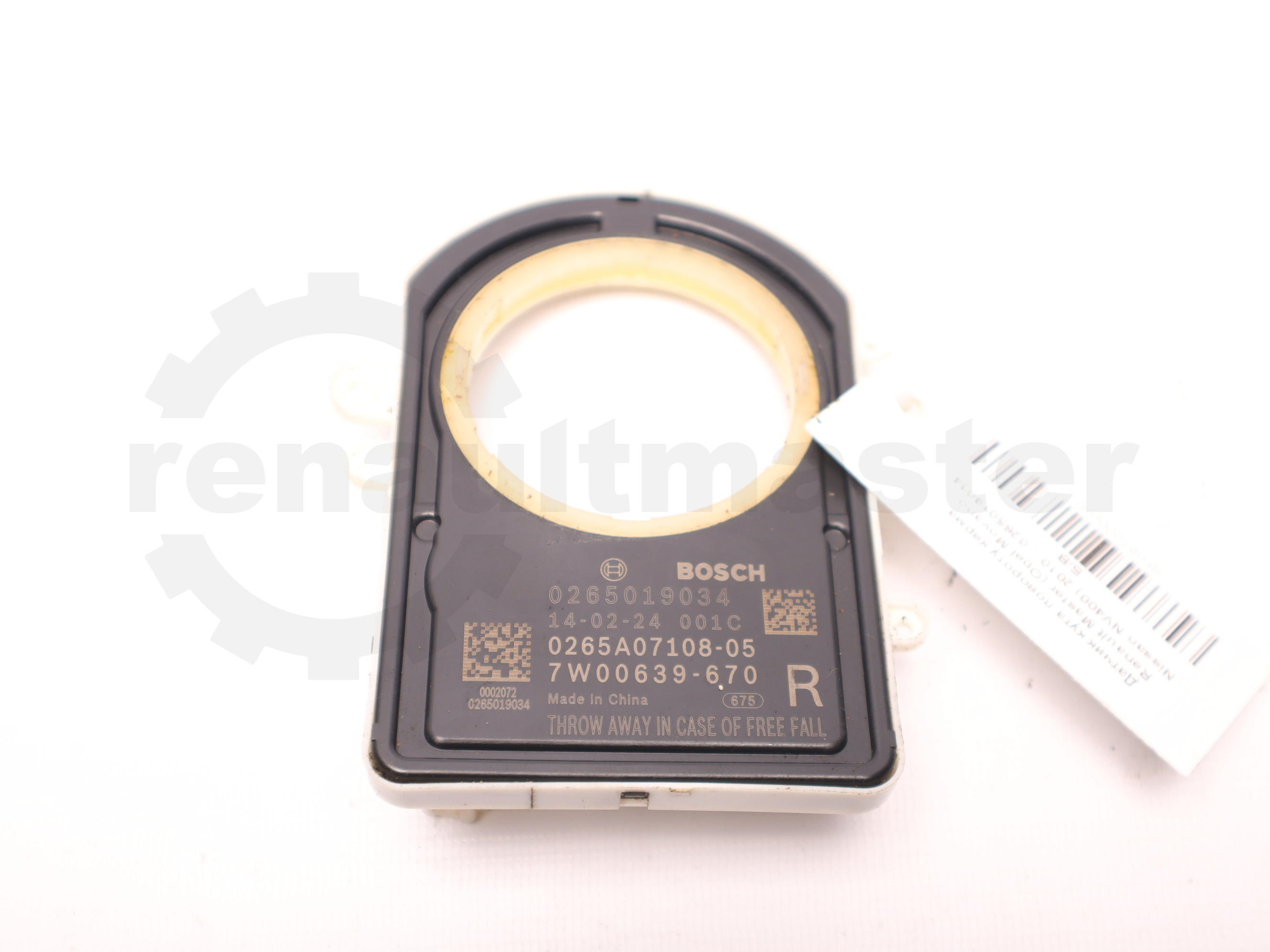 Датчик кута повороту керма Renault Master (Opel Movano, Nissan NV400) 2010 -, 0265019034 Б/В