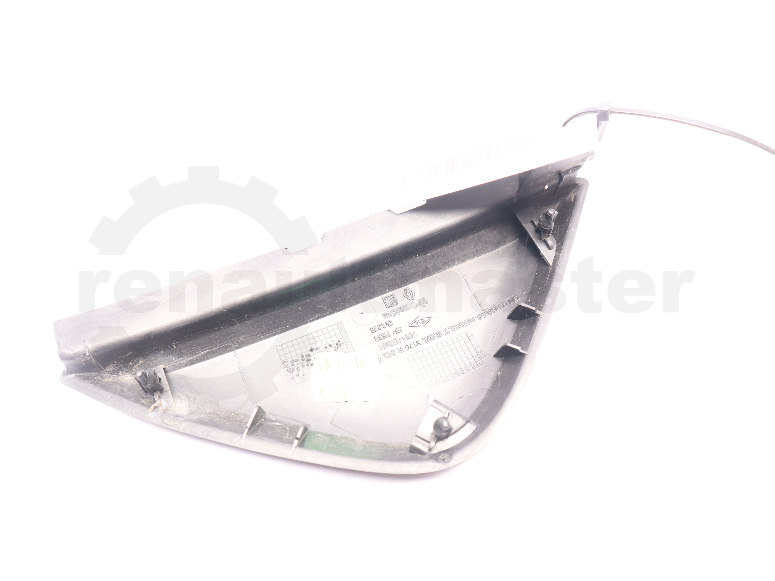 Трикутна накладка лівого крила Renault Trafic (Opel Vivaro, Nissan NV300) 2014 -, 638758176R Б/В