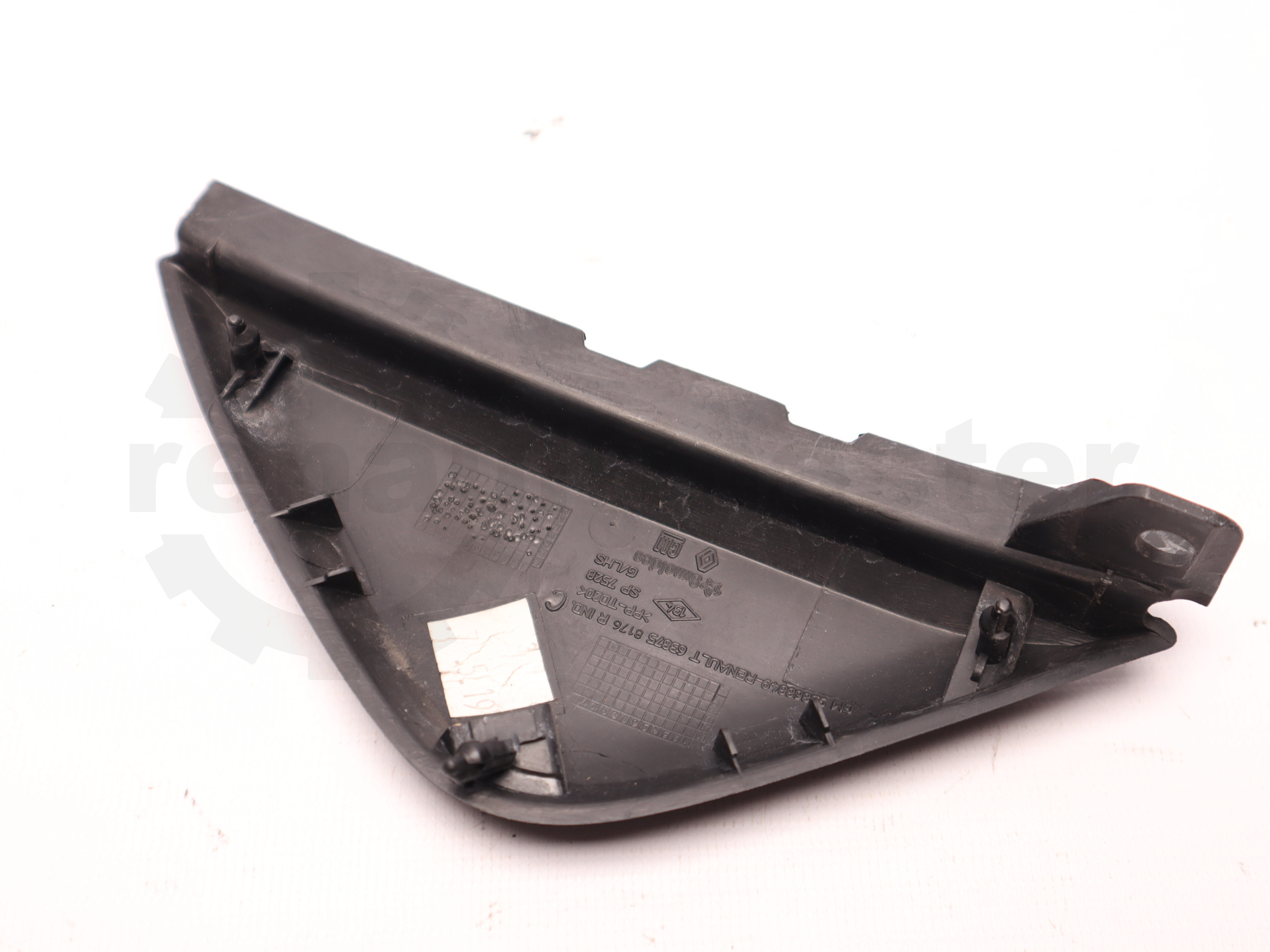 Трикутна накладка лівого крила Renault Trafic (Opel Vivaro, Nissan NV300) 2014 -, 638758176R Б/В