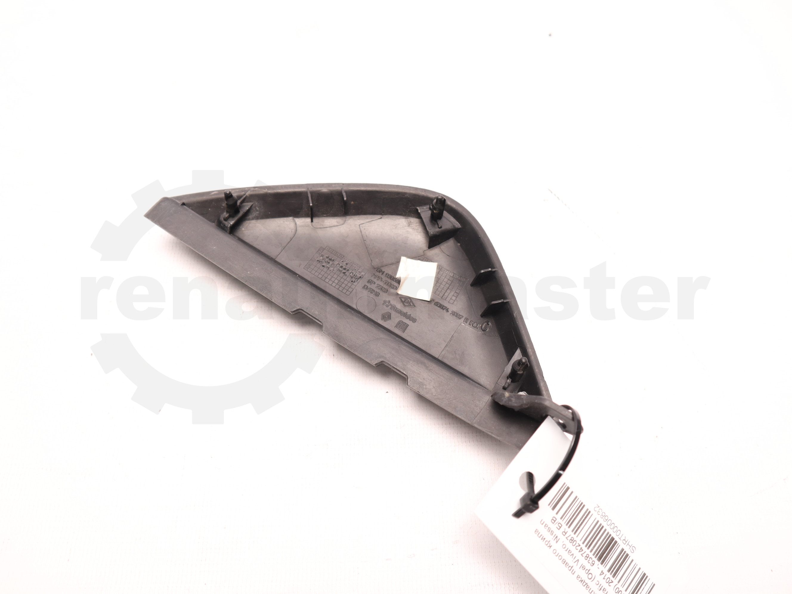 Трикутна накладка правого крила Renault Trafic (Opel Vivaro, Nissan NV300) 2014 -, 638742087R Б/В