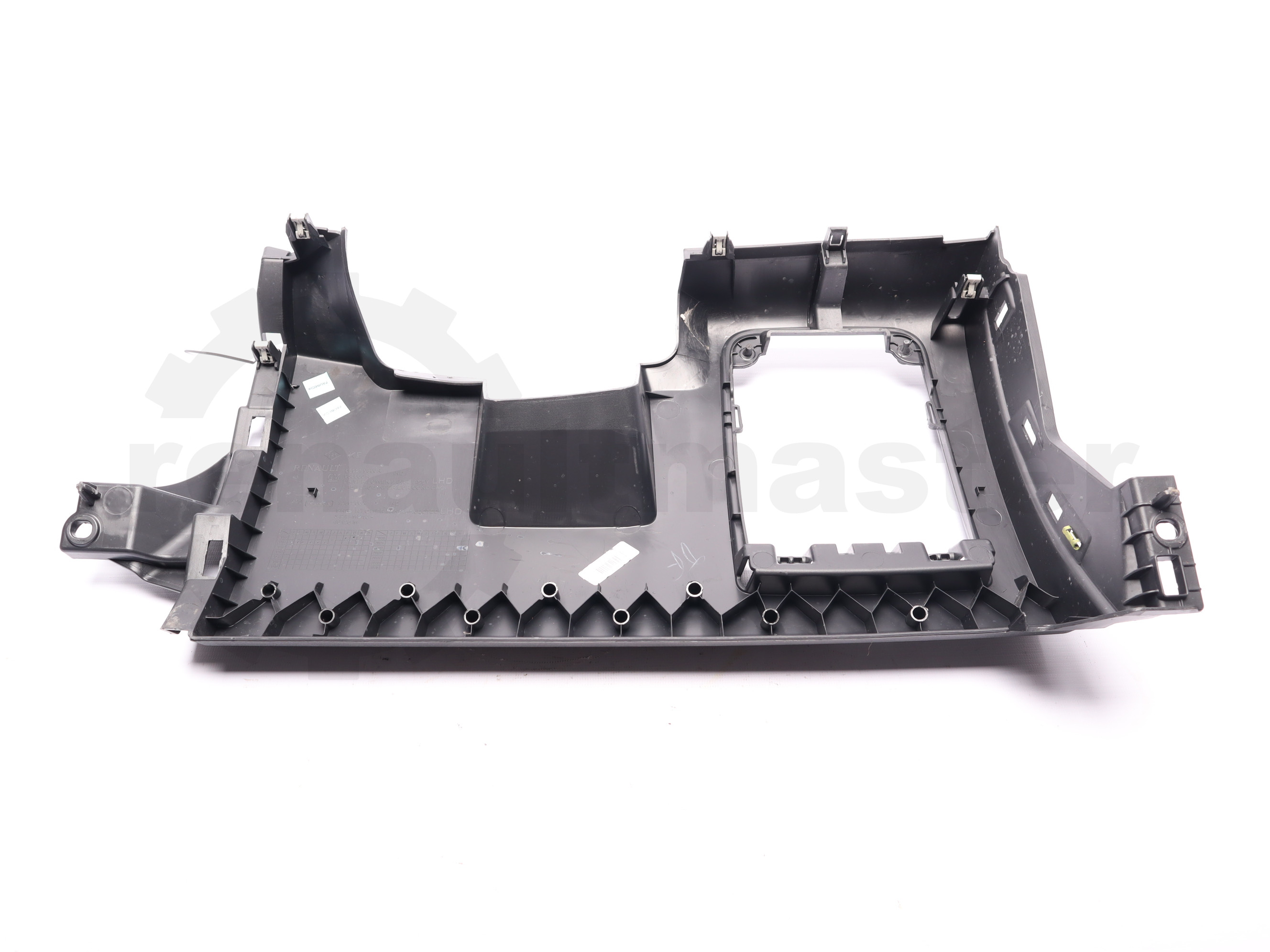 Елемент лівої нижньої частини центральної панелі з бардачком Renault Trafic (Opel Vivaro, Nissan NV300) 2014 -, 689219800R Б/В