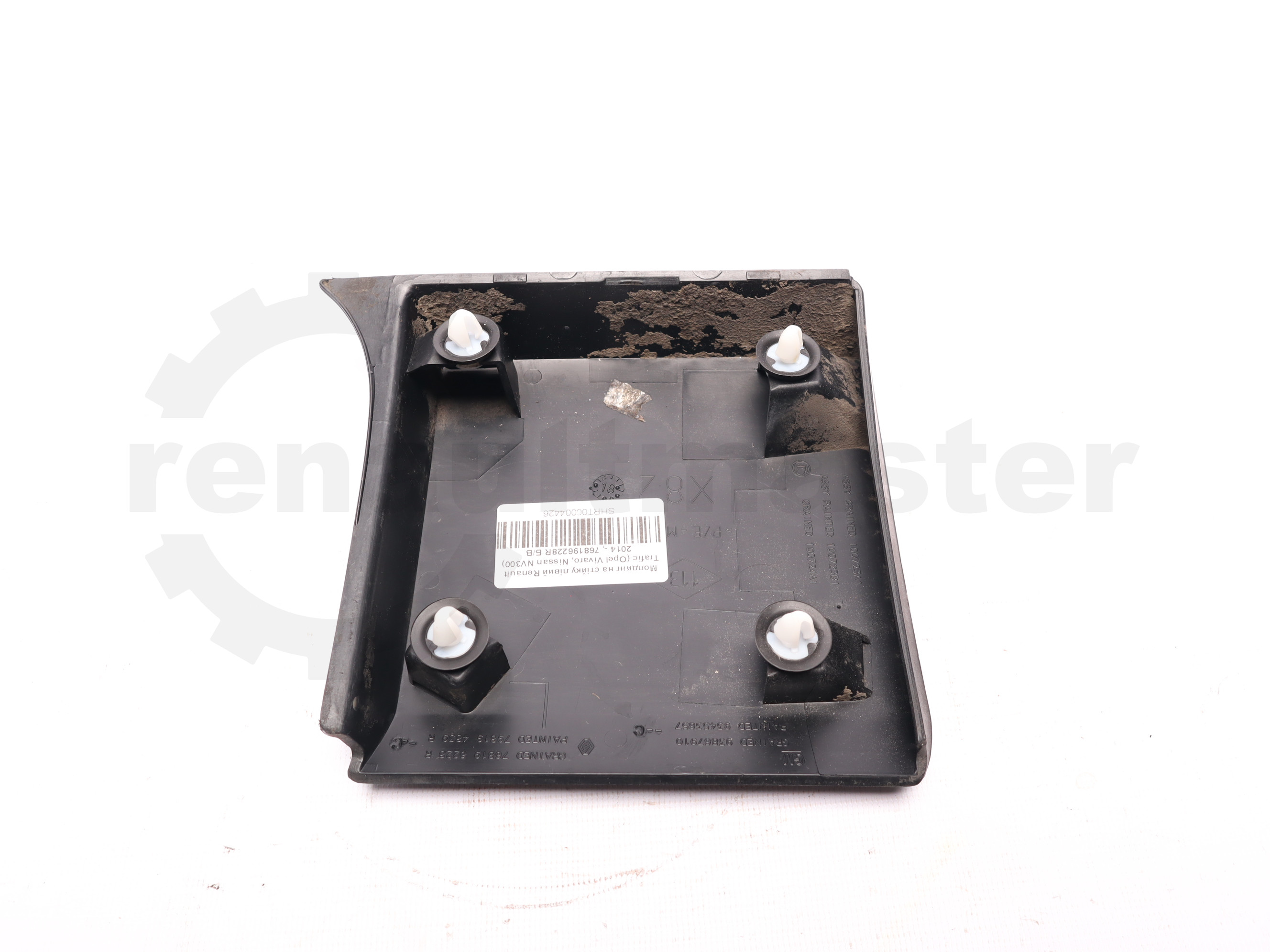 Молдинг на стійку лівий Renault Trafic (Opel Vivaro, Nissan NV300) 2014 -, 768196228R Б/В