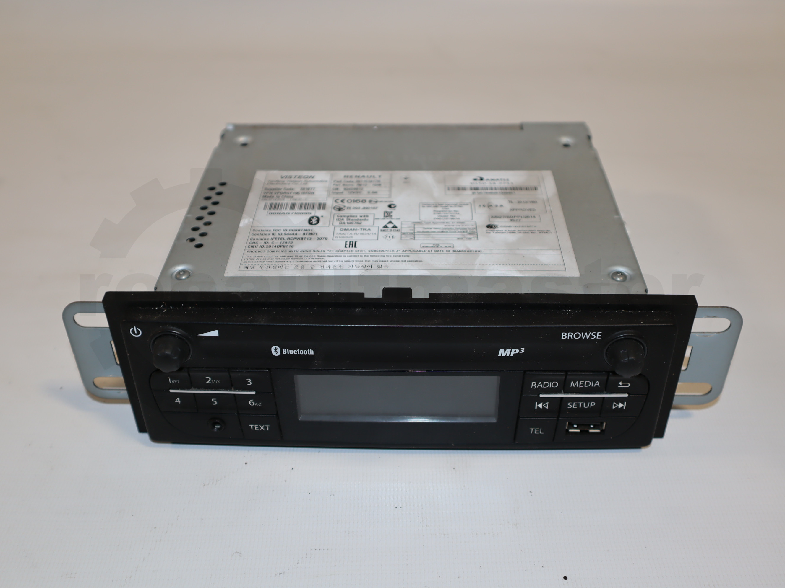 Мультимедійна система (автомагнітола) Renault Trafic (Opel Vivaro, Nissan NV300) 2014 -, 281157478R Б/В