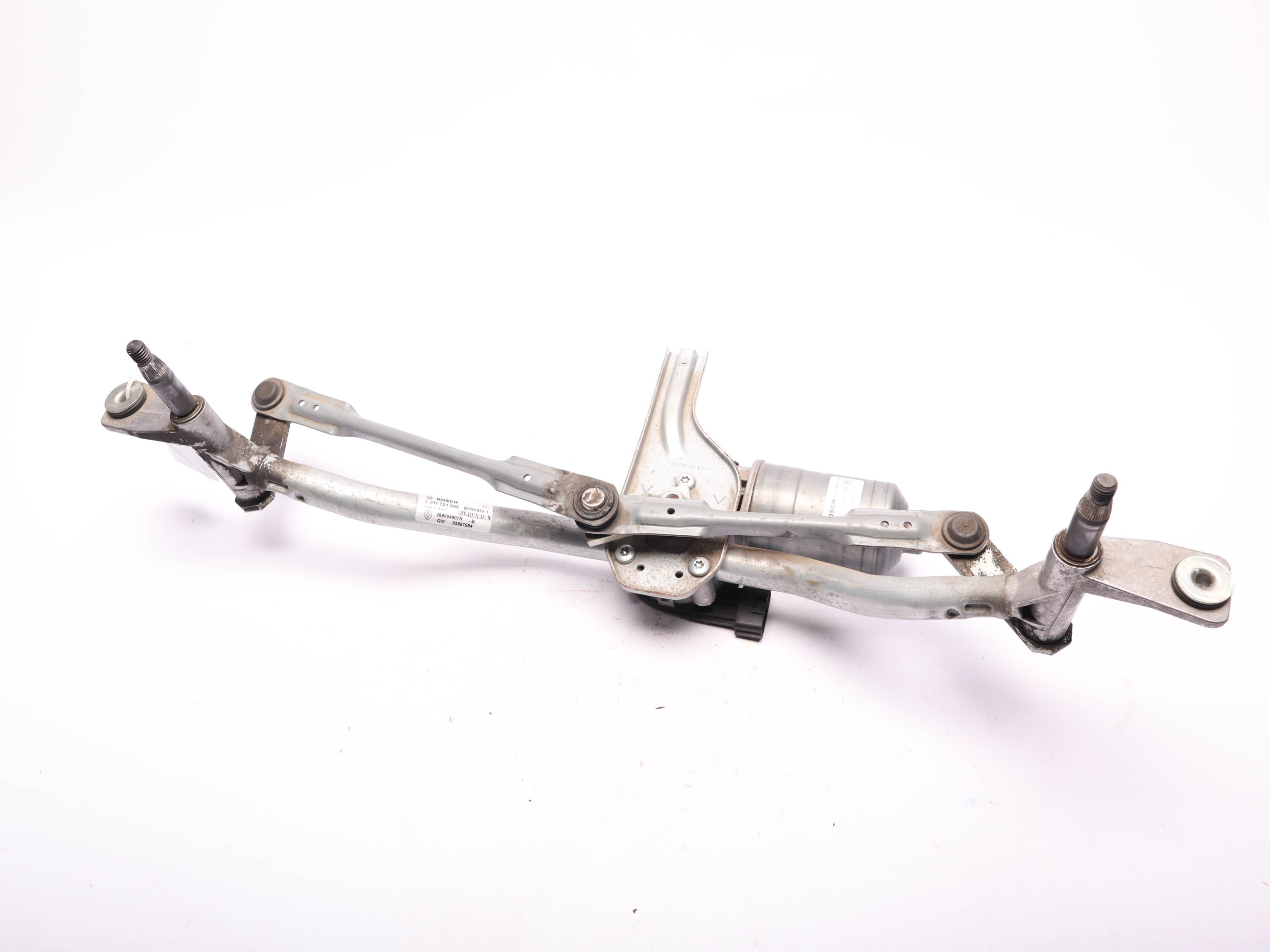 Трапеція двірників з моторчиком  Renault Trafic (Opel Vivaro, Nissan NV300) 2014 -, 288004907R,288002950R Б/В