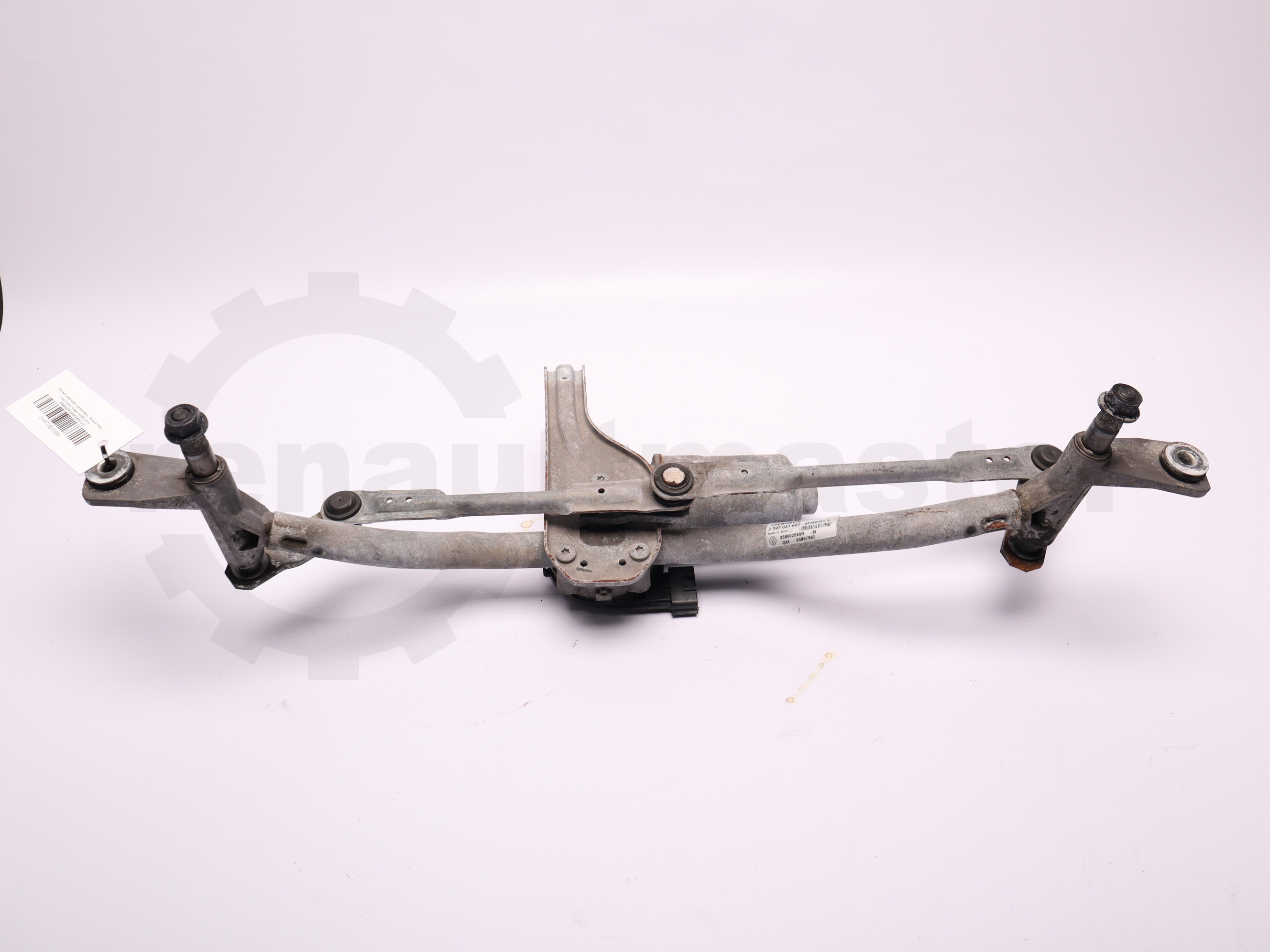 Трапеція двірників з моторчиком  Renault Trafic (Opel Vivaro, Nissan NV300) 2014 -, 288004907R,288002950R Б/В