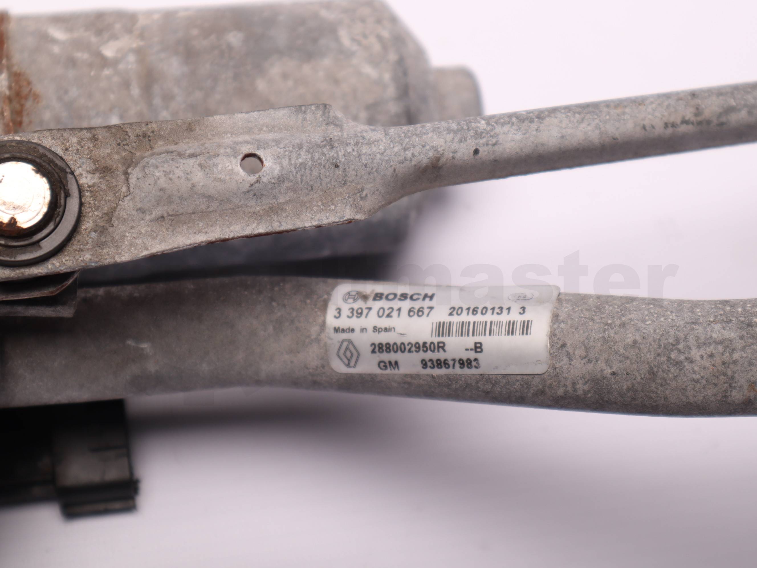 Трапеція двірників з моторчиком  Renault Trafic (Opel Vivaro, Nissan NV300) 2014 -, 288004907R,288002950R Б/В