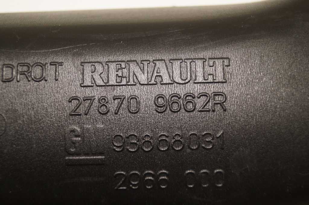 Магістраль повітря пічки права Renault Trafic (Opel Vivaro, Nissan NV300) 2014 -, 278709662R Б/В