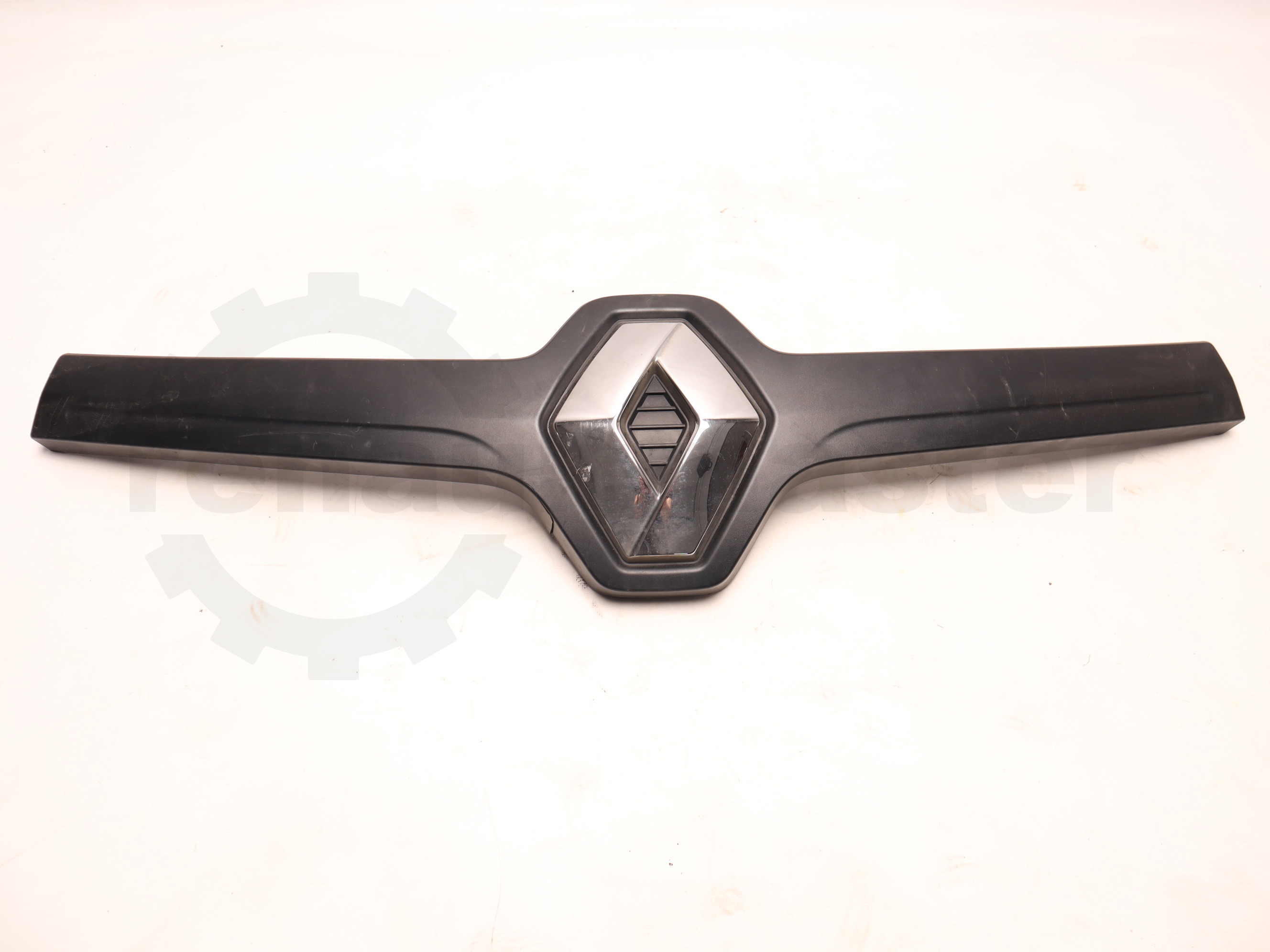 Накладка капота (з монограмою логотипа) Renault Trafic (Opel Vivaro, Nissan NV300) 2014 -, 628959190R Б/В