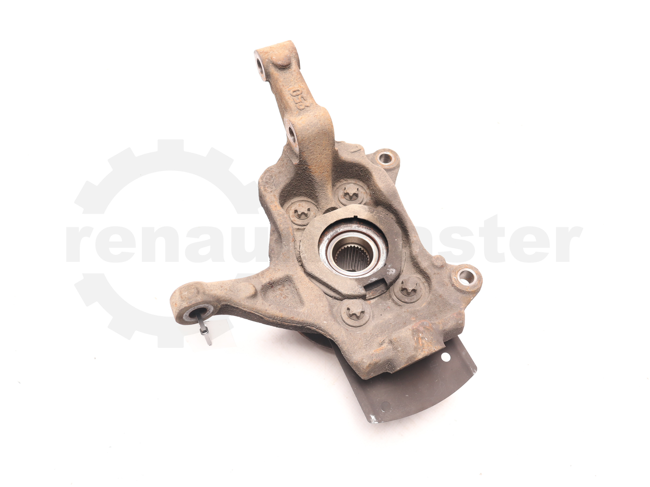 Ступиця передня ліва в зборі з кулаком Renault Trafic (Opel Vivaro, Nissan NV300) 2014 -, 400155466R Б/В