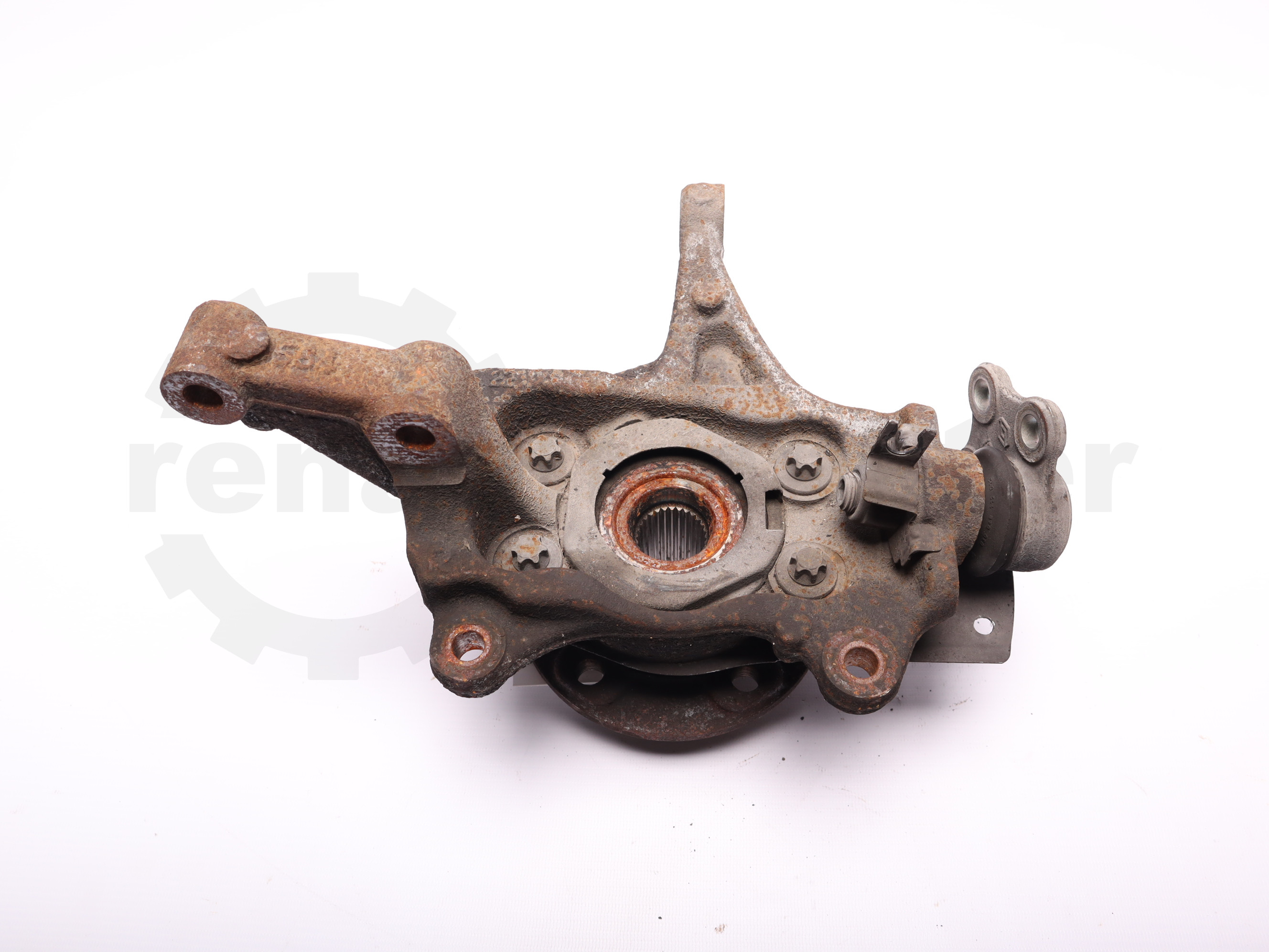 Ступиця передня права в зборі з кулаком Renault Trafic (Opel Vivaro, Nissan NV300) 2014 -, 400144570R Б/В