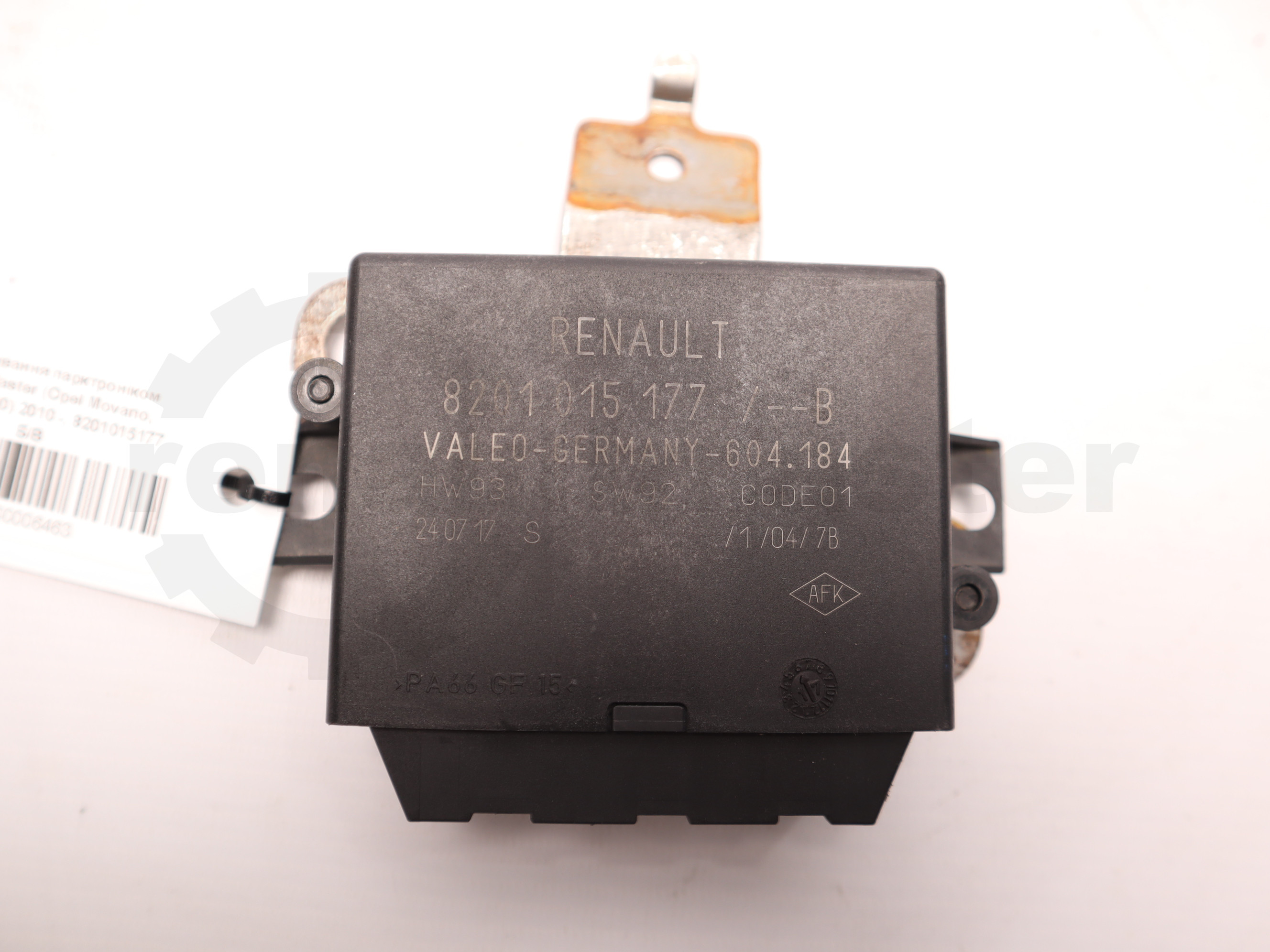 Блок керування парктроніком Renault Master (Opel Movano, Nissan NV400) 2010 -, 8201015177 Б/В
