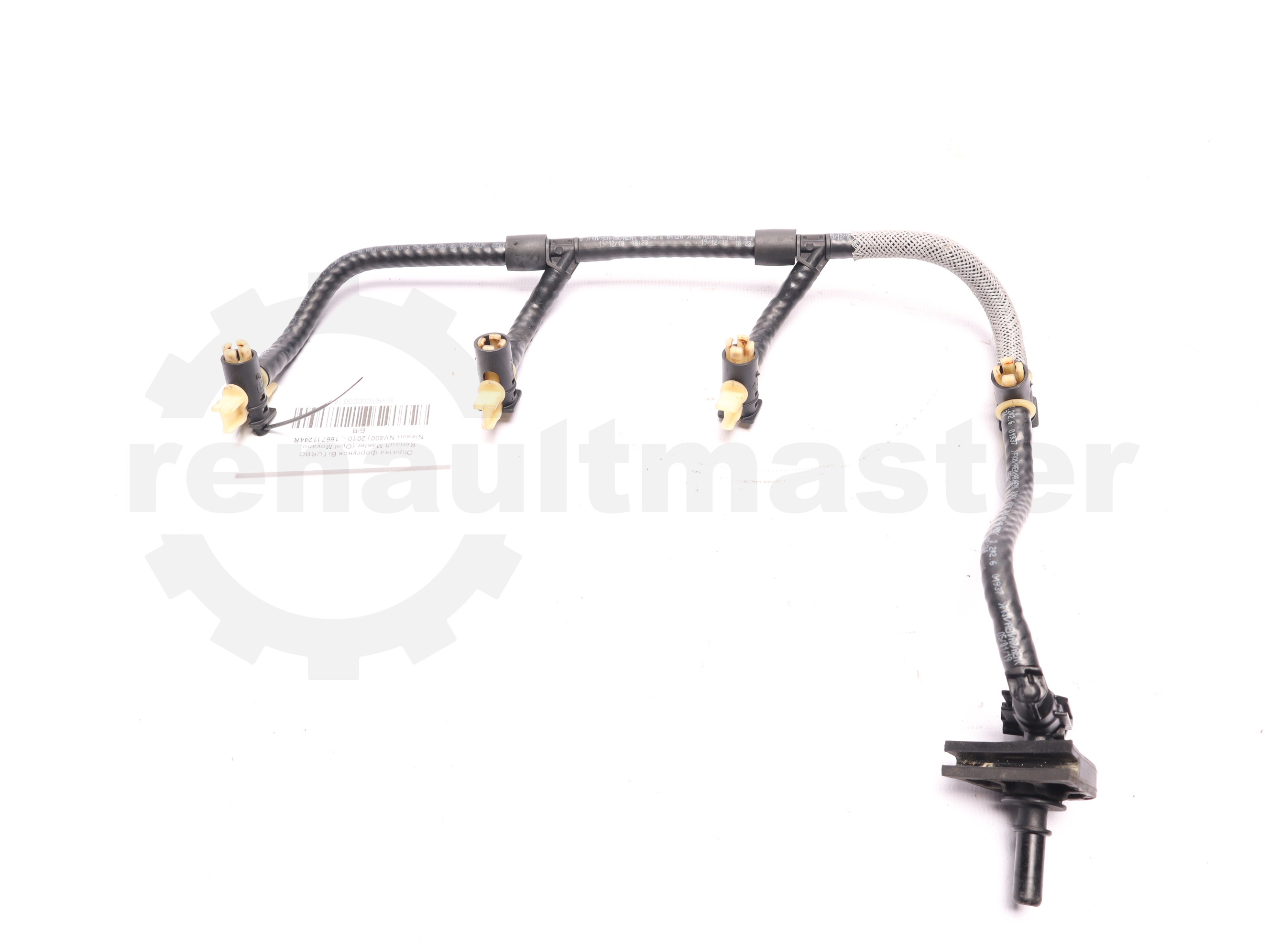 Обратка форсунок BiTURBO Renault Master (Opel Movano, Nissan NV400) 2010 -, 166711244R Б/В