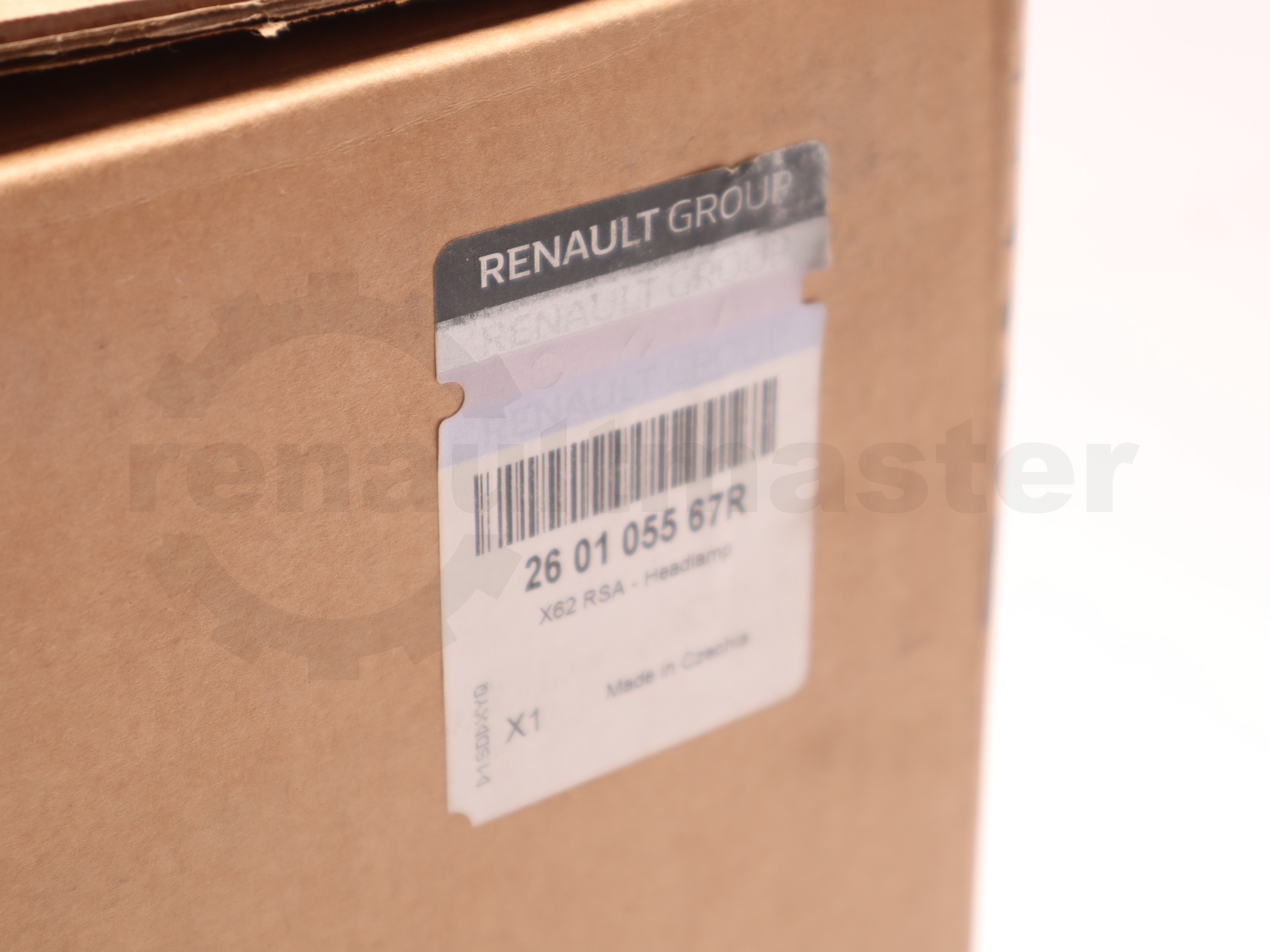 Фара передня права Renault Master, 2020-, 260105567R OE