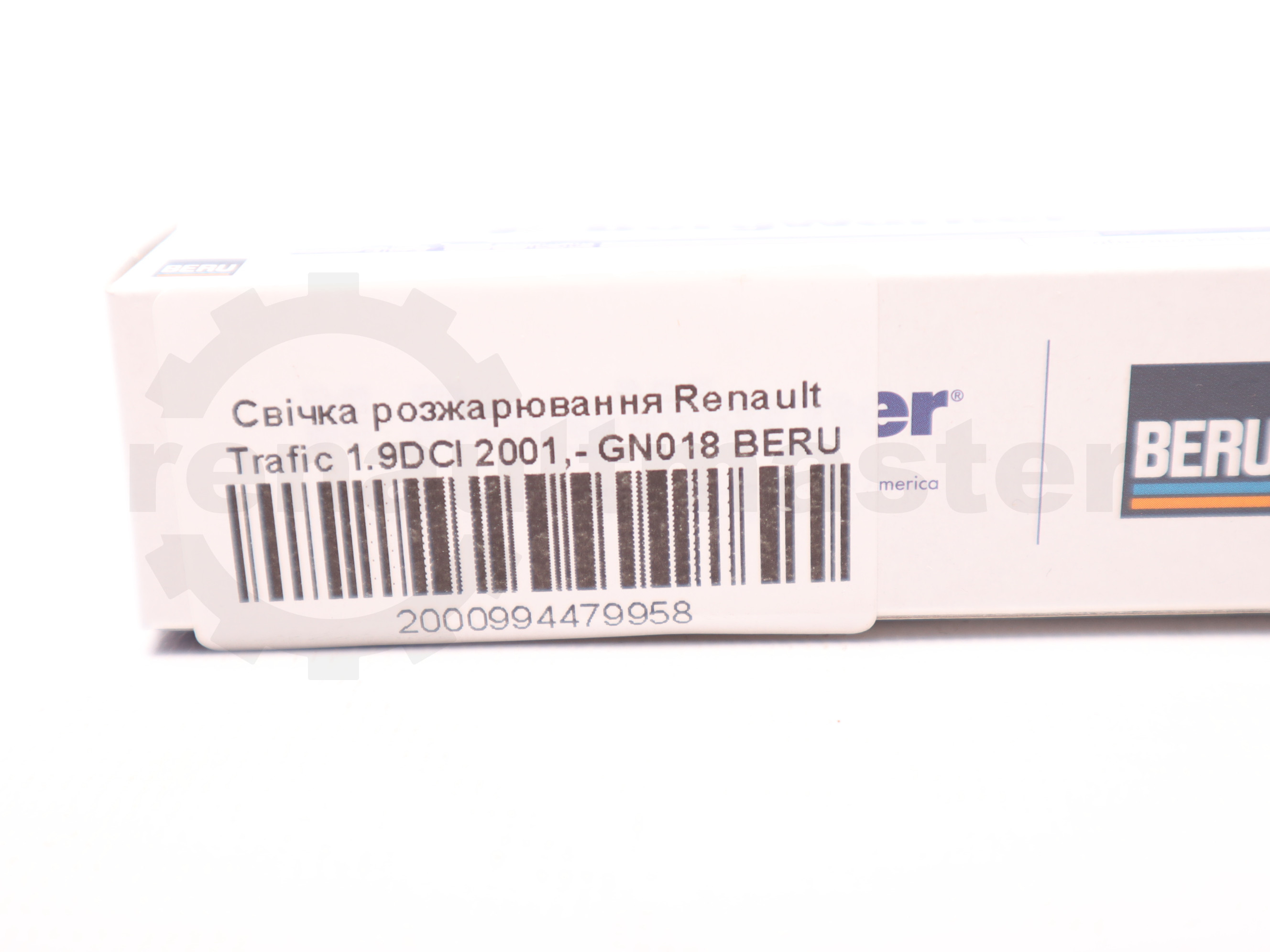 Свічка розжарювання Renault Trafic 1.9DCI 2001,- GN018 BERU