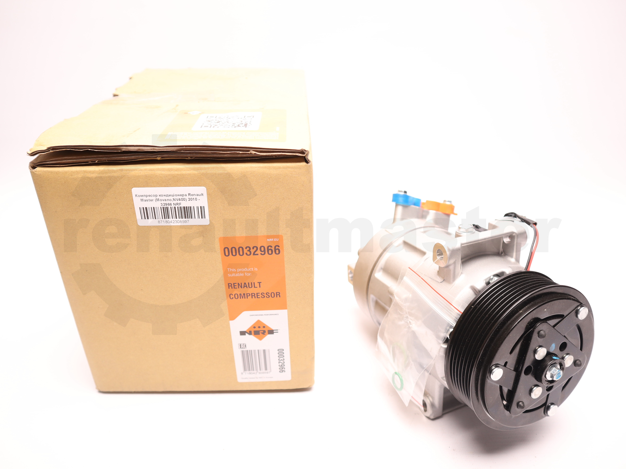 Компресор кондиціонера Renault Master (Movano,NV400) 2010 - 32966 NRF