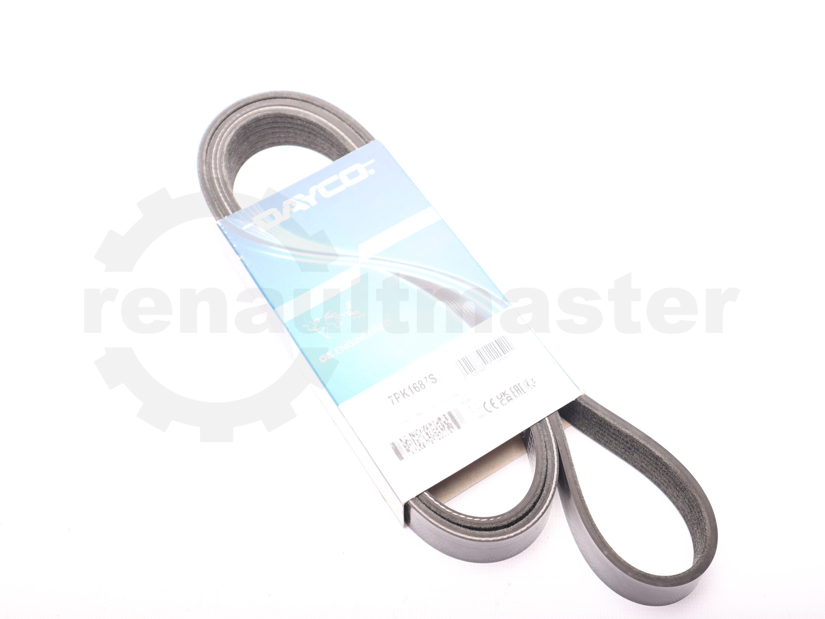 Ремінь генератора поліклиновий Renault Master (Movano, NV400) 2010, - 7PK1687S DAYCO