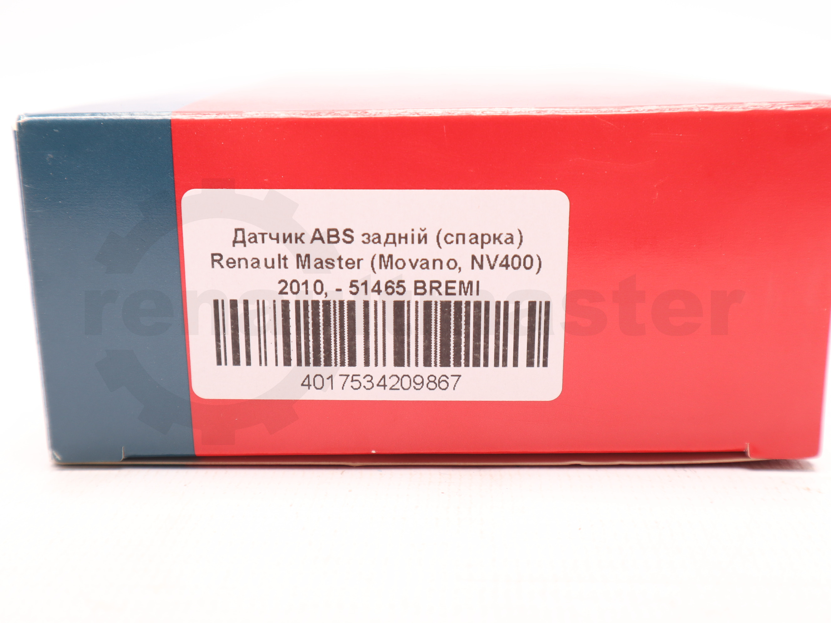 Датчик ABS задній (спарка) Renault Master (Movano, NV400)  2010, - 51465 BREMI 