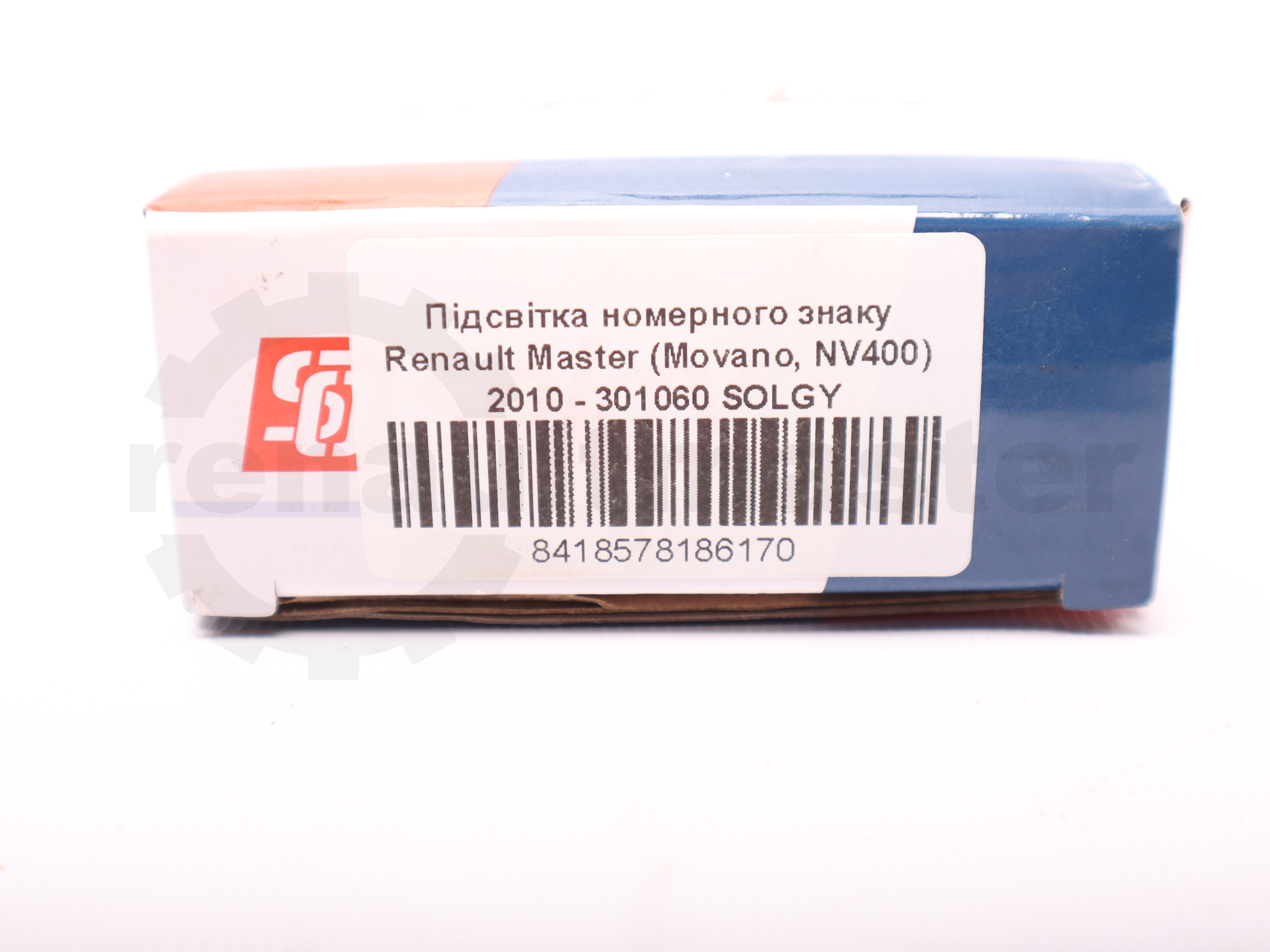 Підсвітка номерного знаку Renault Master (Movano, NV400) 2010 - 301060 SOLGY