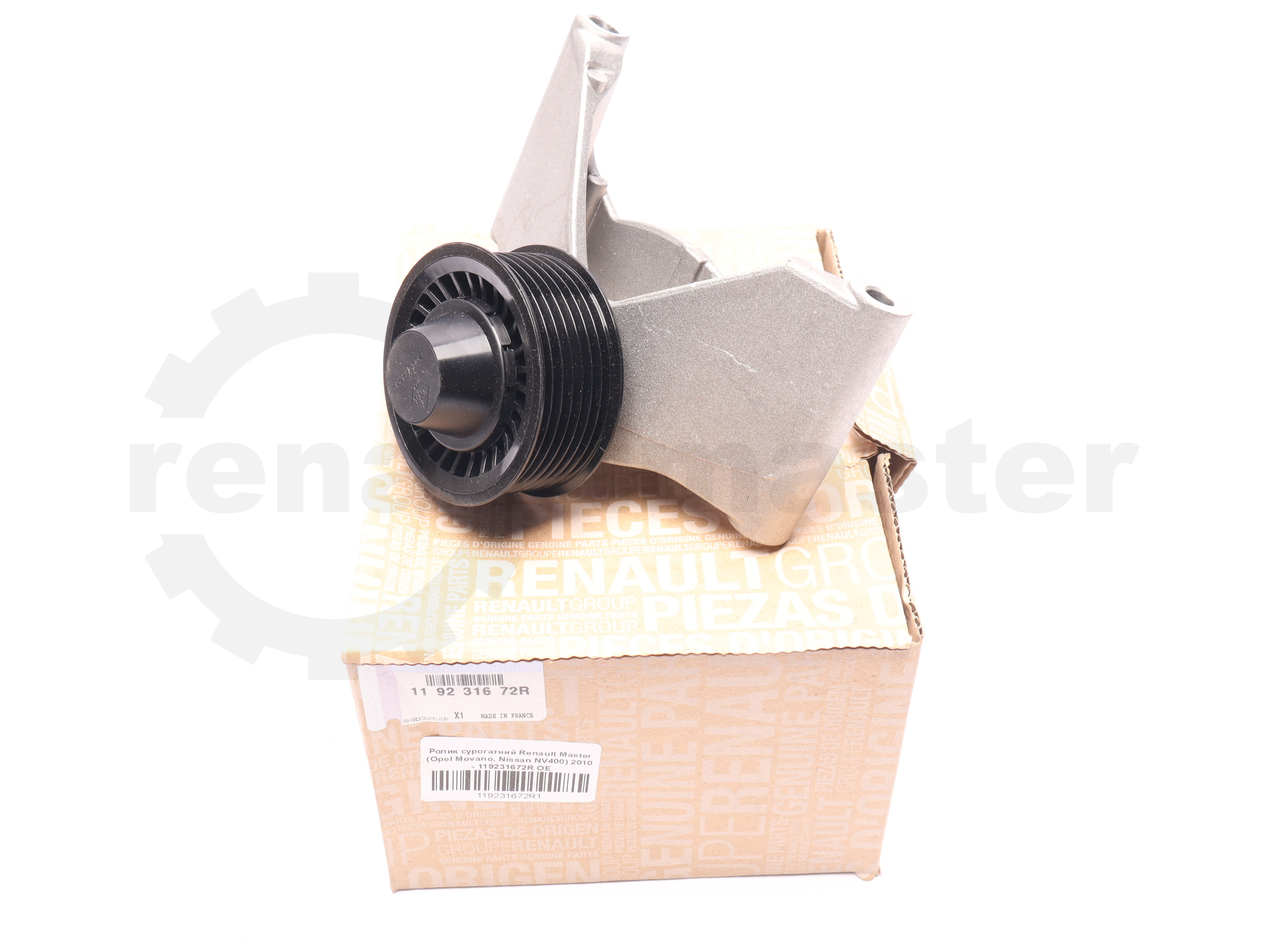 Ролик сурогатний Renault Master (Opel Movano, Nissan NV400) 2010 - 119231672R OE