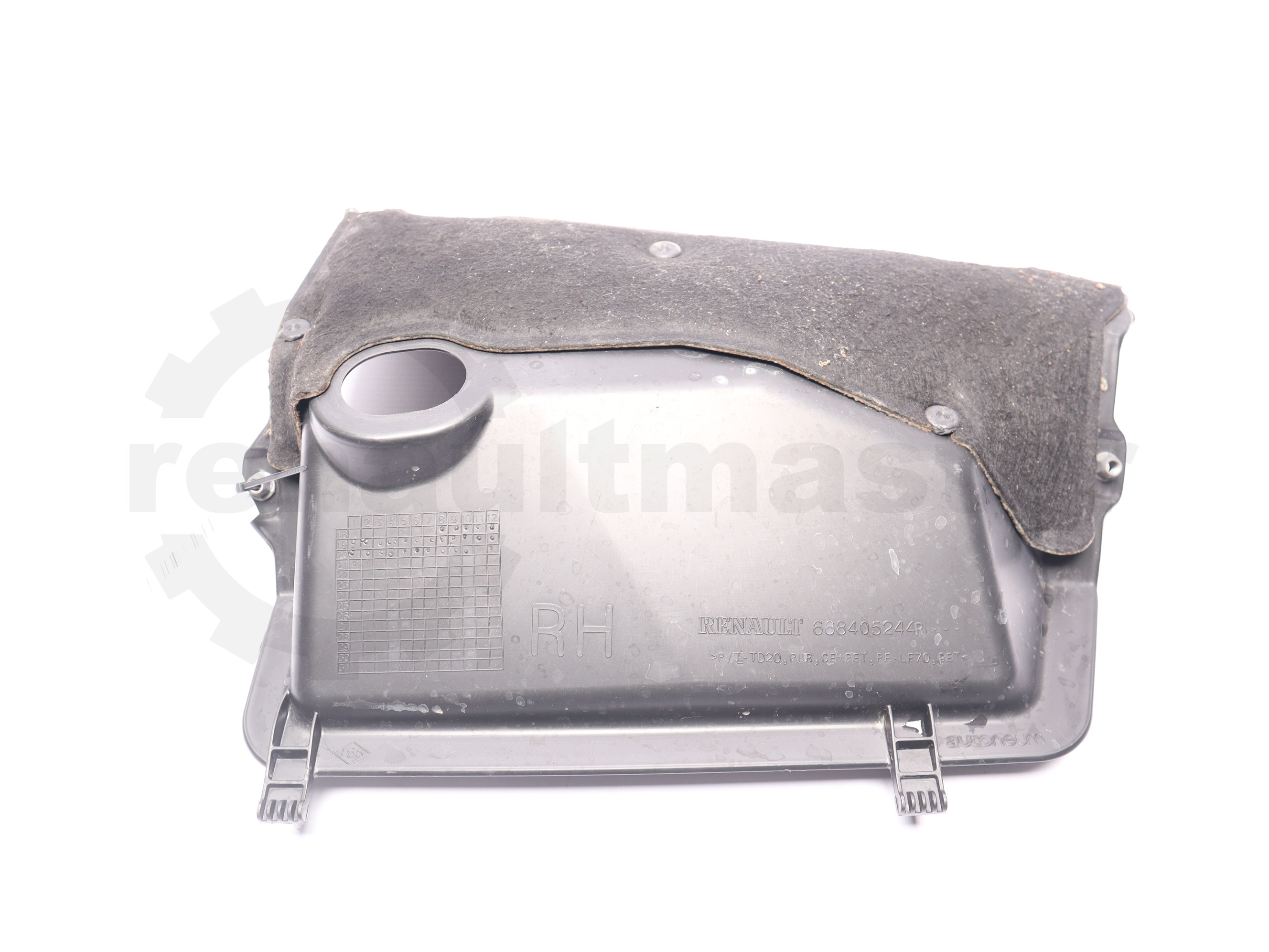 Піддон дренажа капота правий Renault Trafic (Opel Vivaro, Nissan NV300) 2020 -, 668405244R Б/В