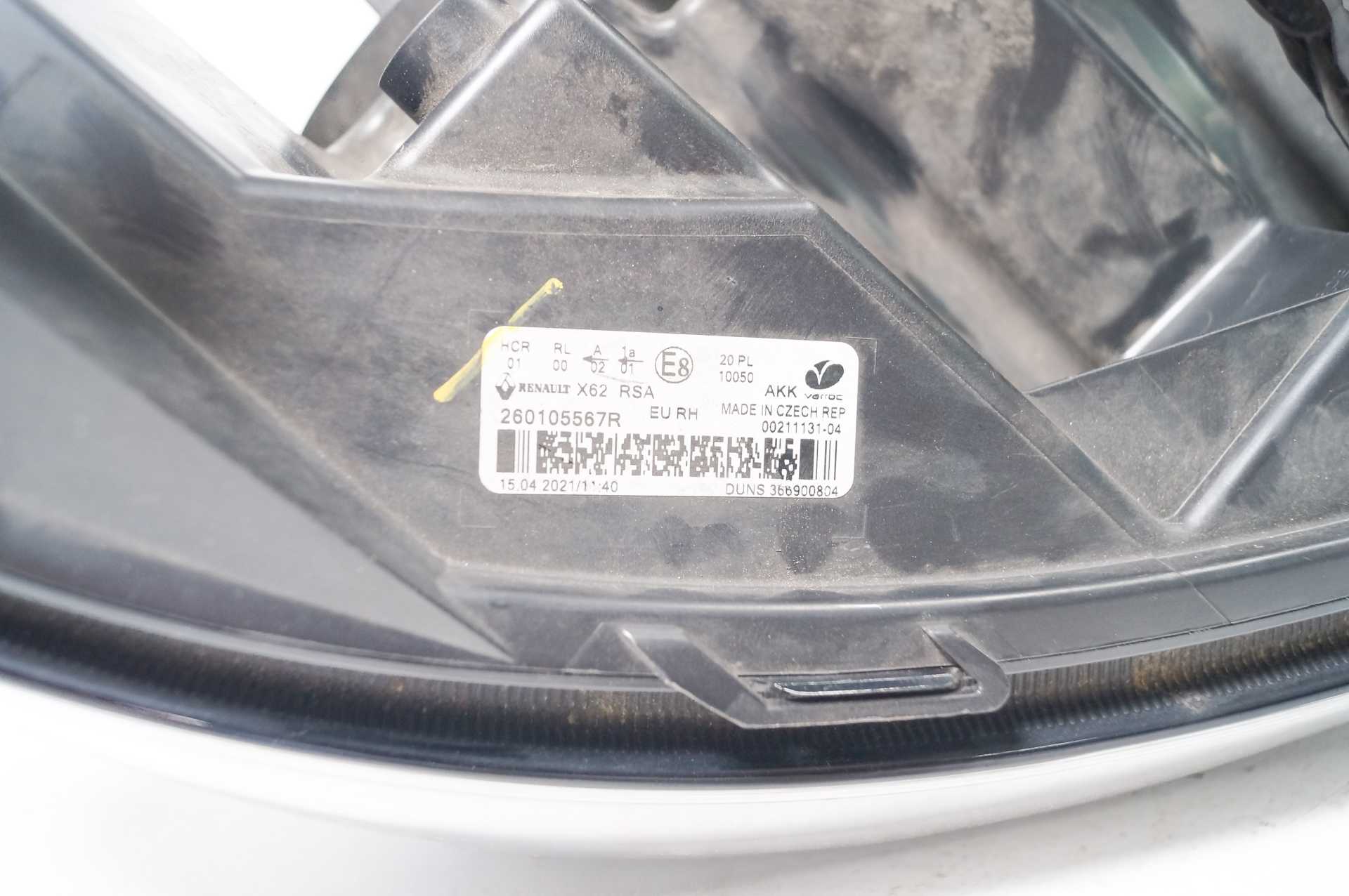 Фара передня права Renault Master (Opel Movano, Nissan NV400) 2020 -, 260105567R Б/В