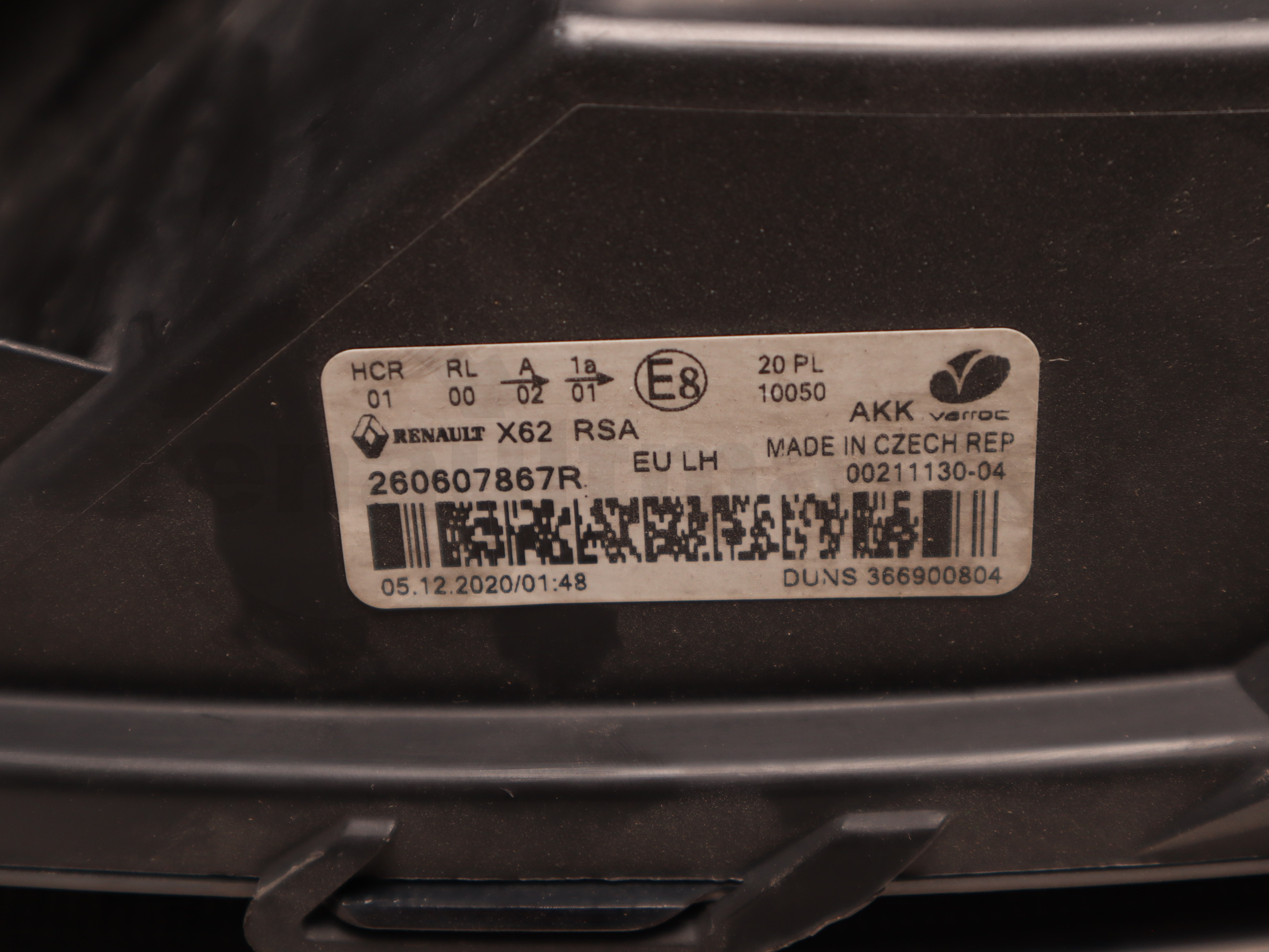 Фара передня ліва Renault Master (Opel Movano, Nissan NV400) 2020 -, 260607867R Б/В