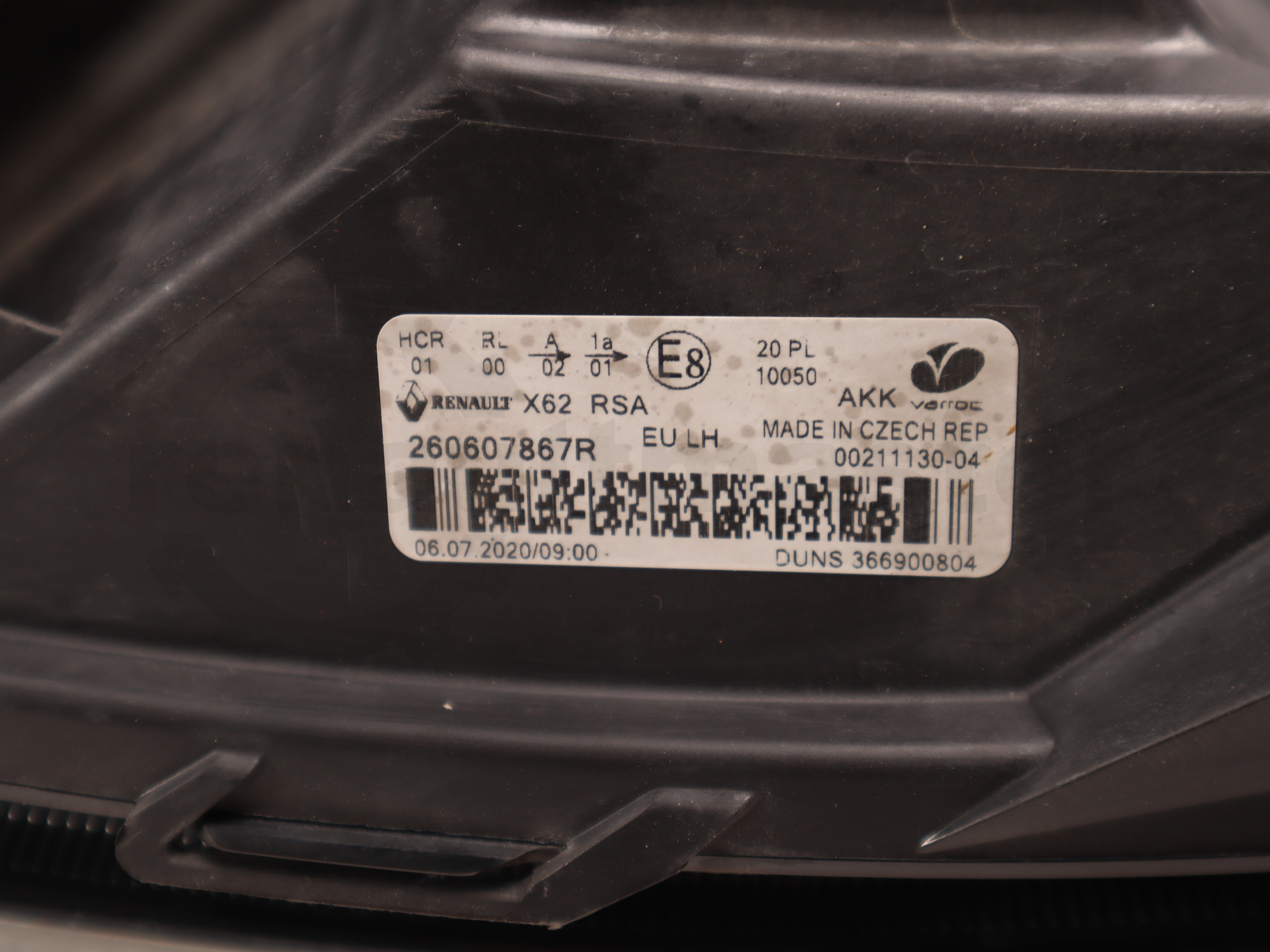 Фара передня ліва Renault Master (Opel Movano, Nissan NV400) 2020 -, 260607867R Б/В