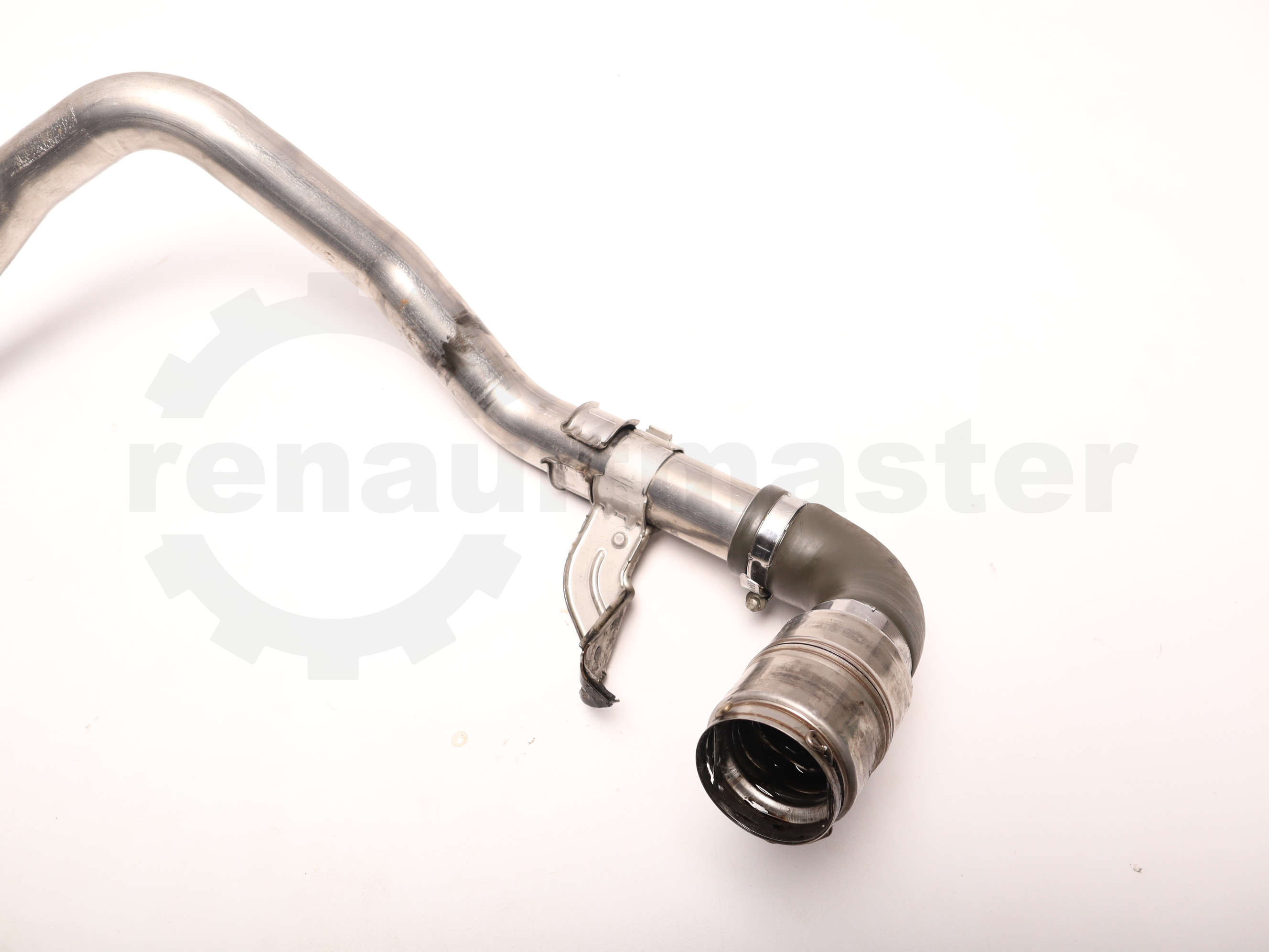 Патрубок від турбіни до інтеркулера (середина) BiTURBO, задній привід Renault Master (Opel Movano, Nissan NV400) 2010 -, 144607250R Б/В