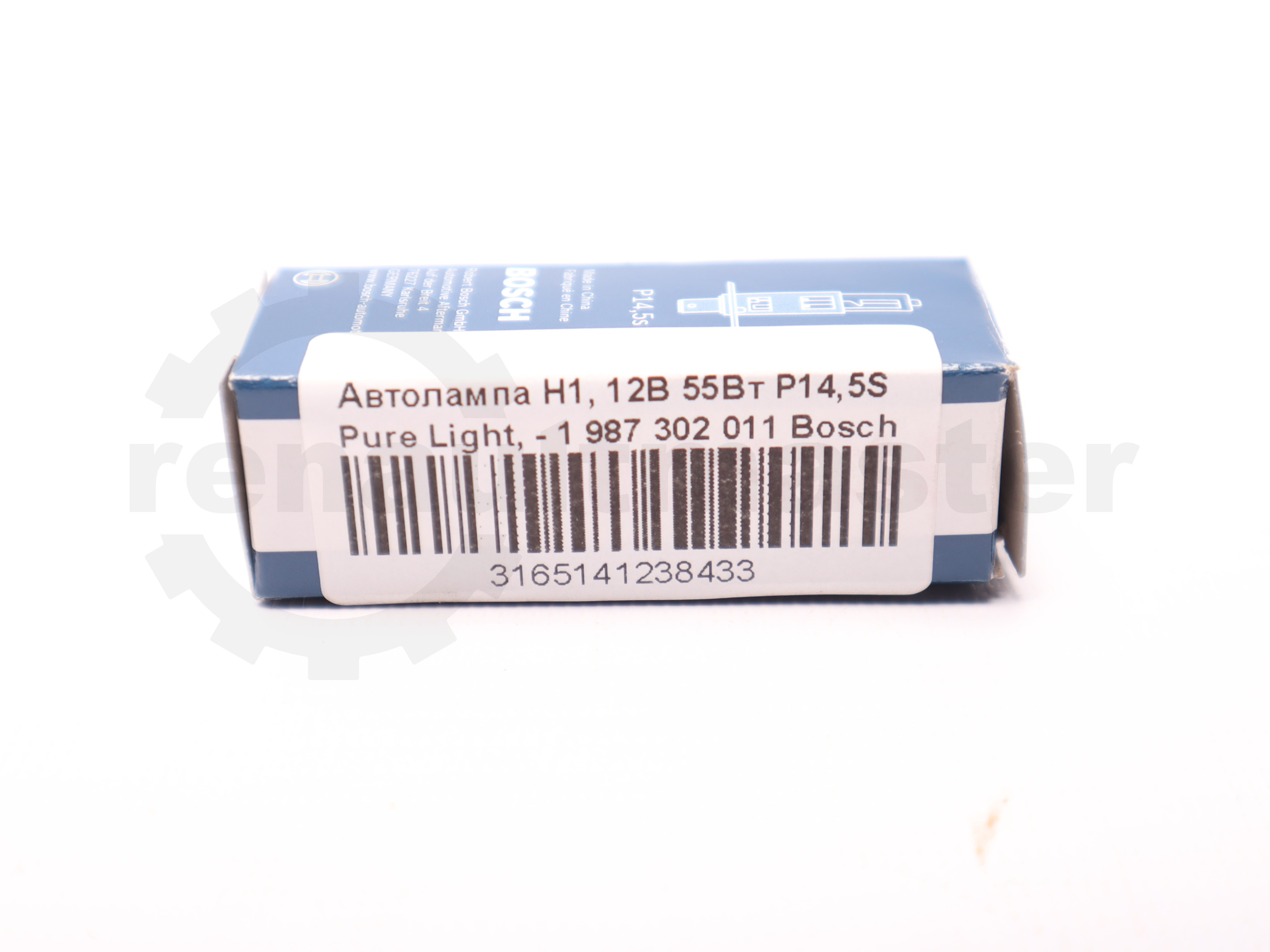 Автолампа H1, 12В 55Вт P14,5S Pure Light, - 1 987 302 011 Bosch