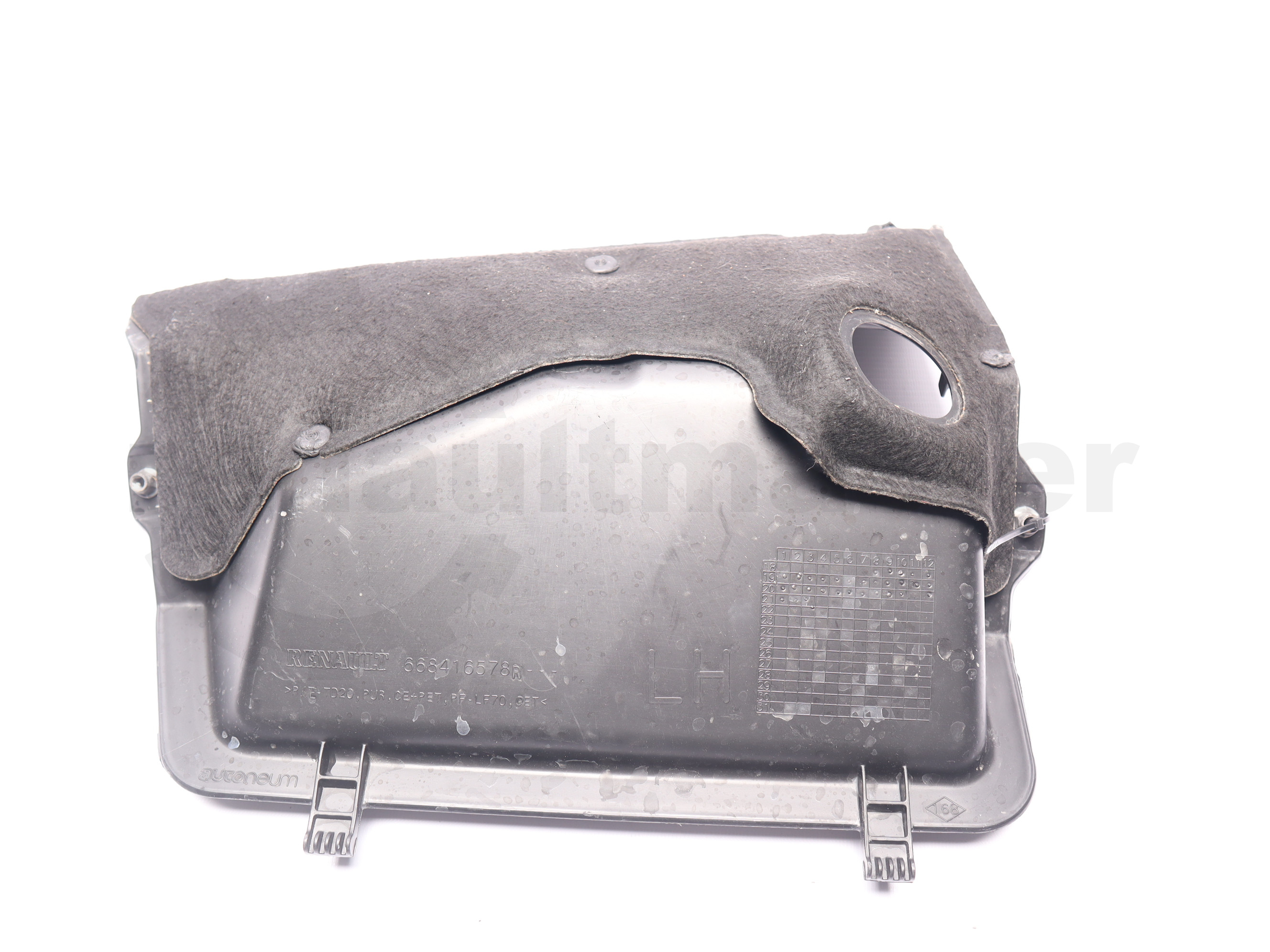 Піддон дренажа капота лівий Renault Trafic (Opel Vivaro, Nissan NV300) 2020 - 668416578R Б/В