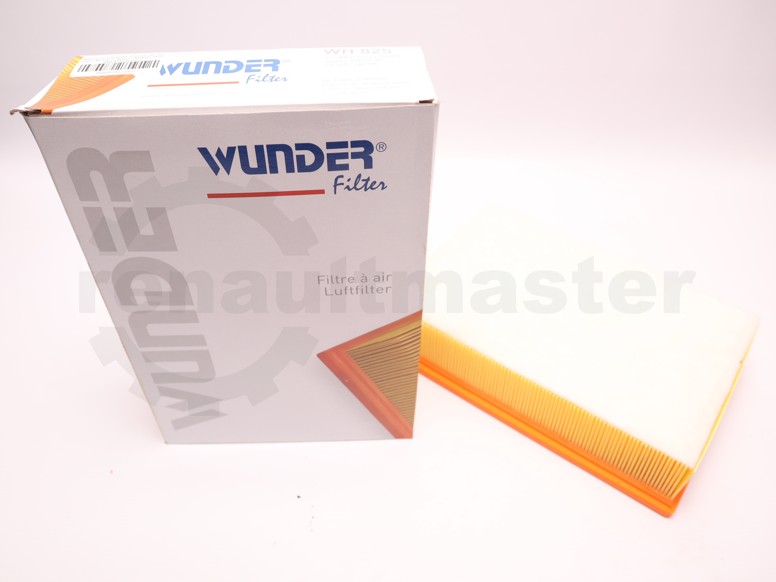 Фільтр повітряний  Renault Master (Opel Movano, Nissan NV400) 2010 - WH 825 Wunder