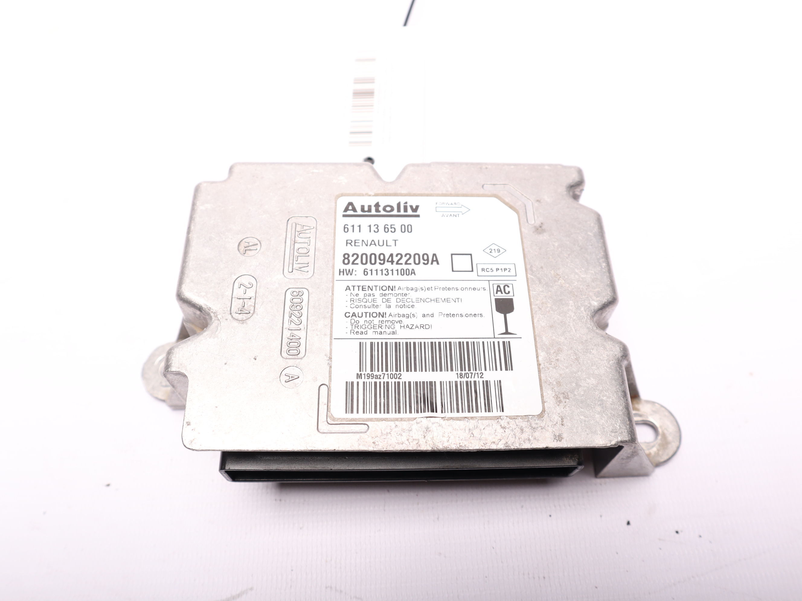 Блок управління AIR BAG (подушками безпеки) Renault Master (Opel Movano, Nissan NV400) 2010 -, 8200942209A Б/В