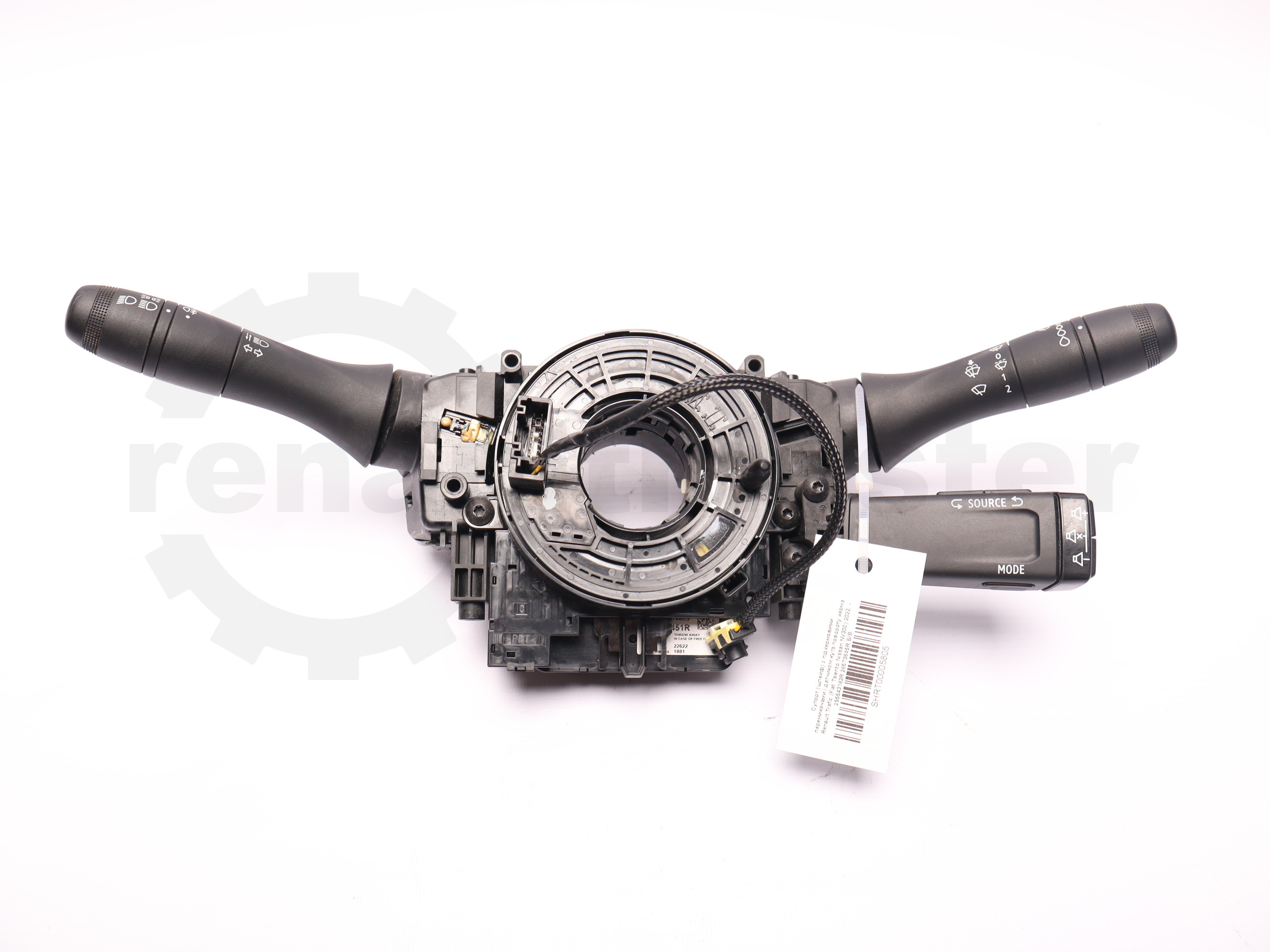 Супорт (шлейф) з підкермовими перемикачами і датчиком кута повороту керма Renault Trafic (Fiat Talento,Nissan NV300) 2022, -  255543182R 285T3645R Б/В