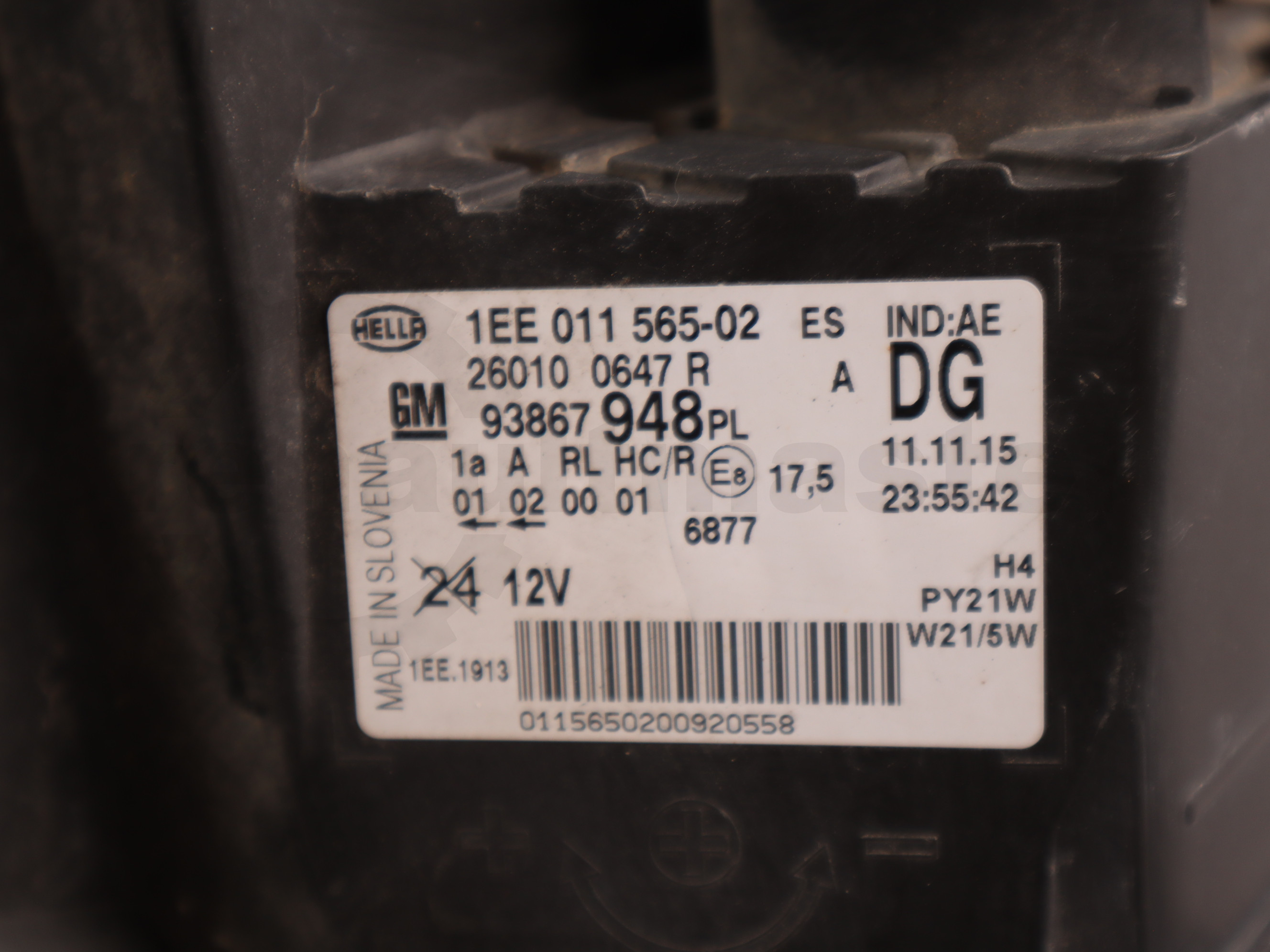 Фара передня права Opel Vivaro 2014->, - 260100647R Б/В