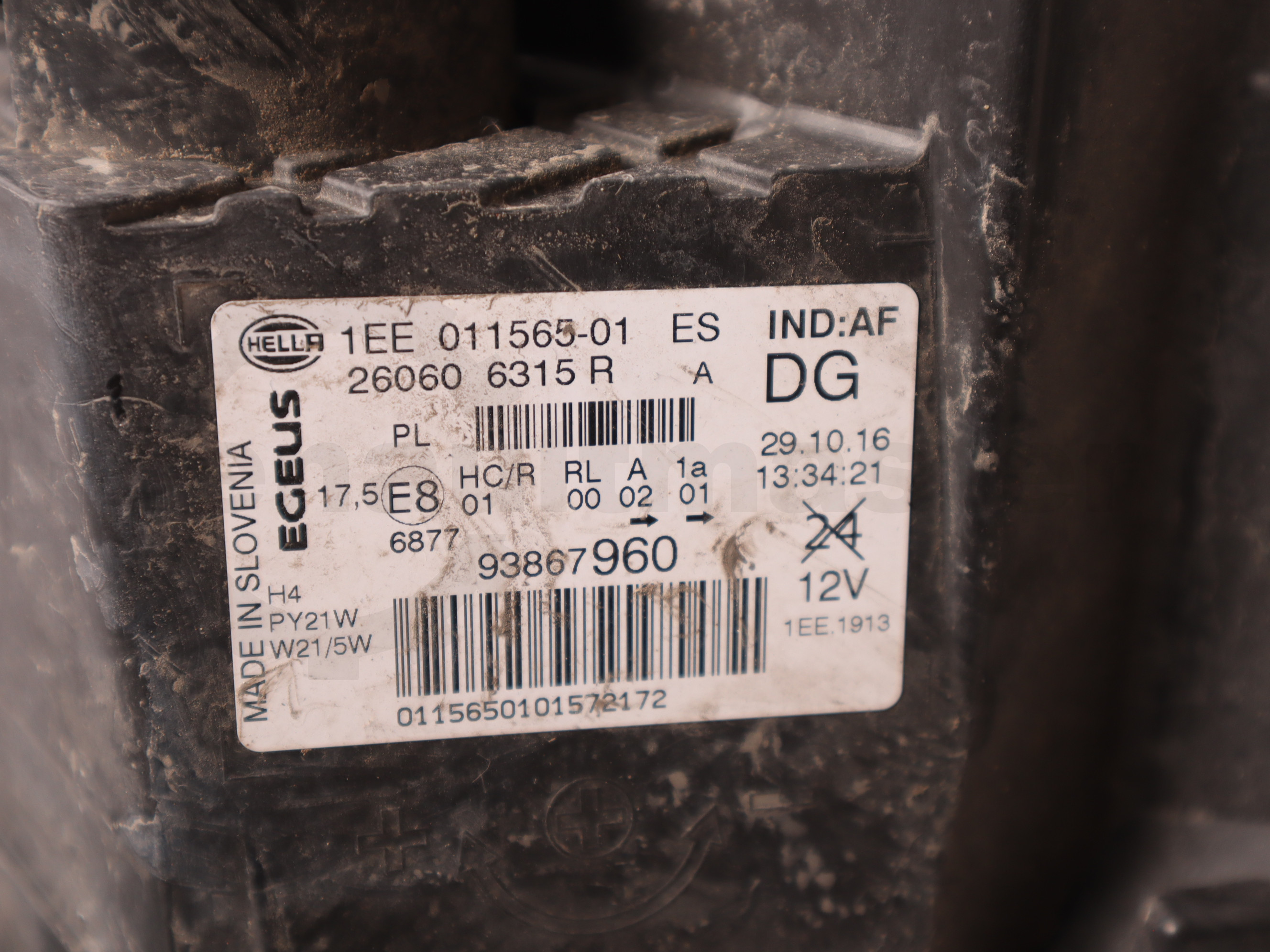 Фара передня ліва Opel Vivaro 2014->, - 260606315R Б/В